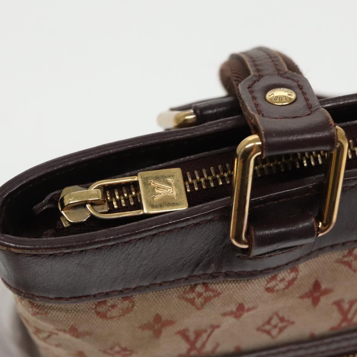 Louis Vuitton Lucile Red Canvas Handbag (Pre-Owned) Size ONE SIZE - 18 Thumbnail