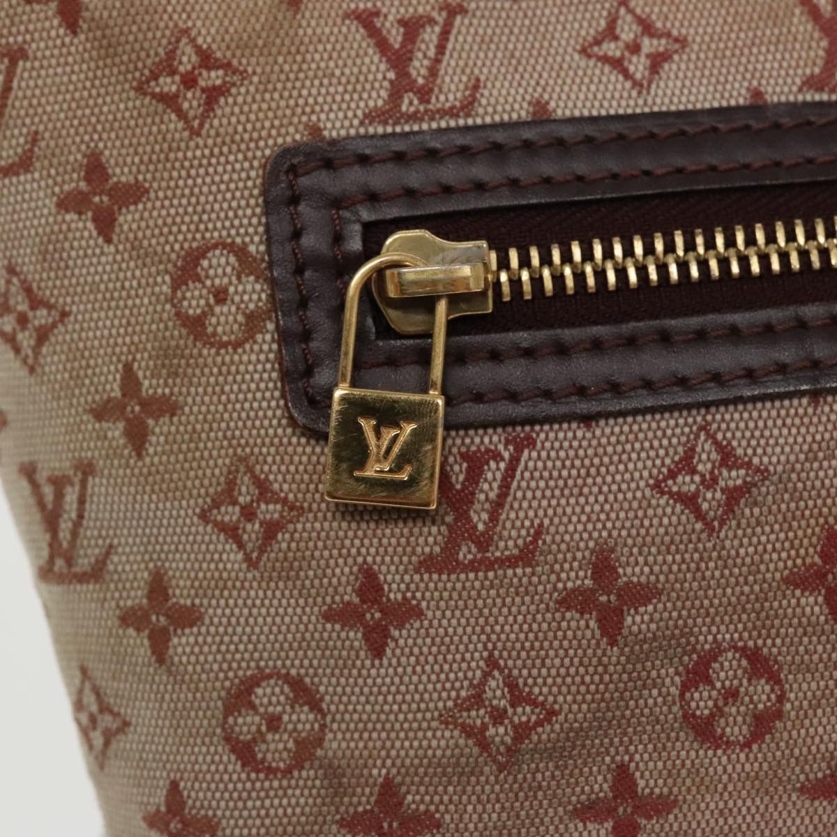 Louis Vuitton Lucile Red Canvas Handbag (Pre-Owned) Size ONE SIZE - 12 Thumbnail