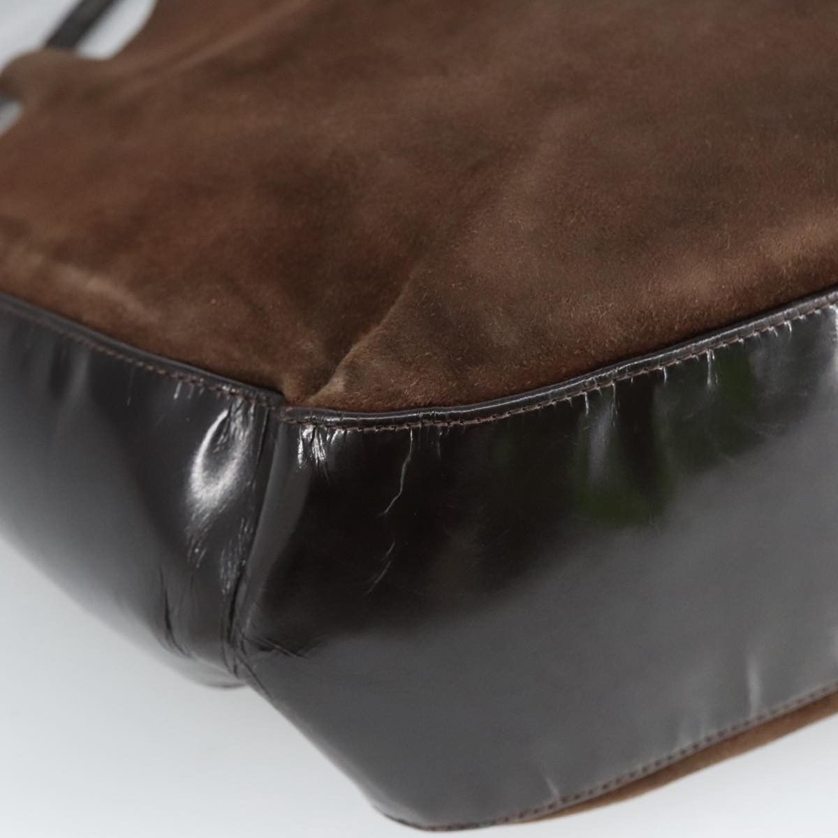 Bally Brown Suede Shoulder Bag (Pre-Owned) Size ONE SIZE - 8 Thumbnail
