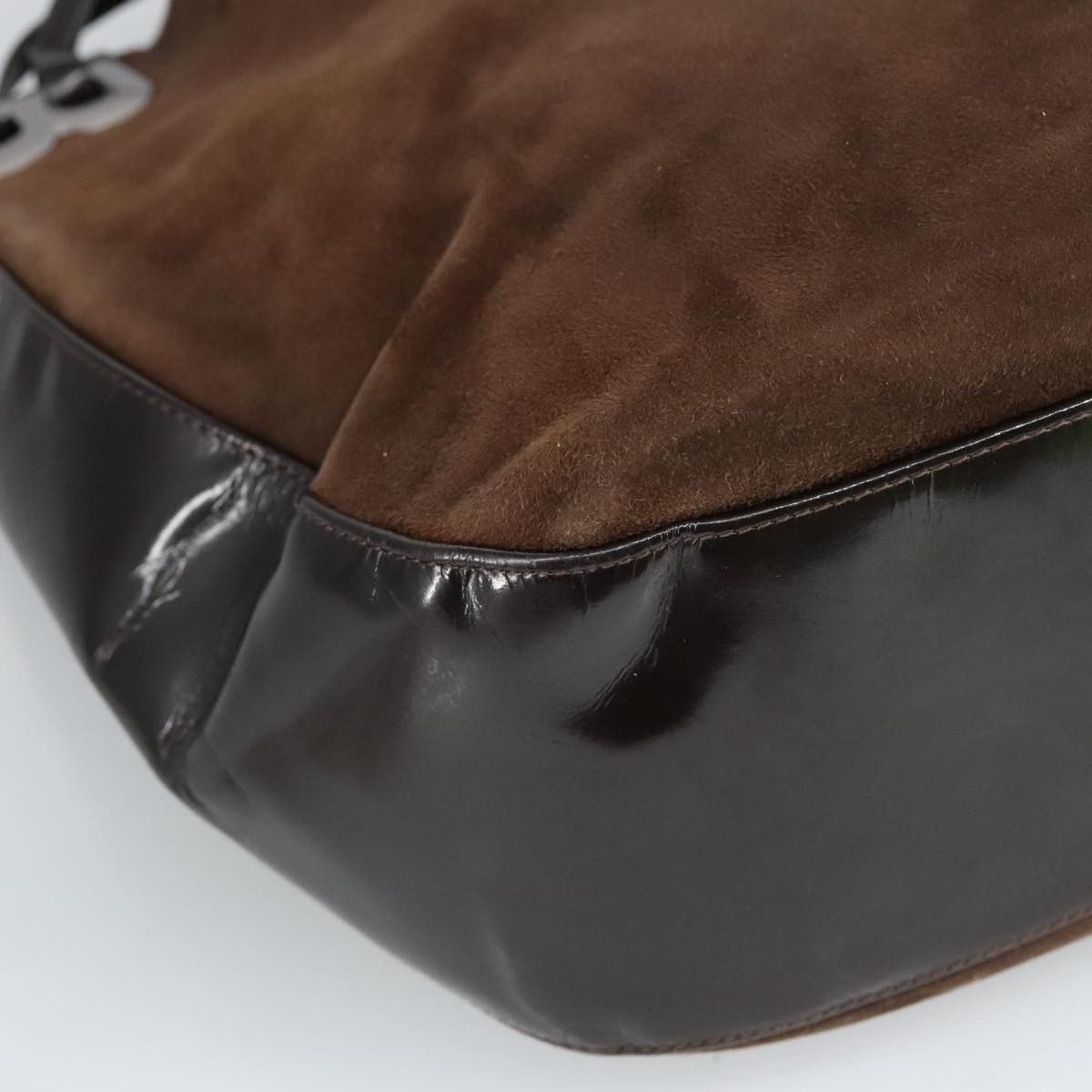 Bally Brown Suede Shoulder Bag (Pre-Owned) Size ONE SIZE - 6 Thumbnail