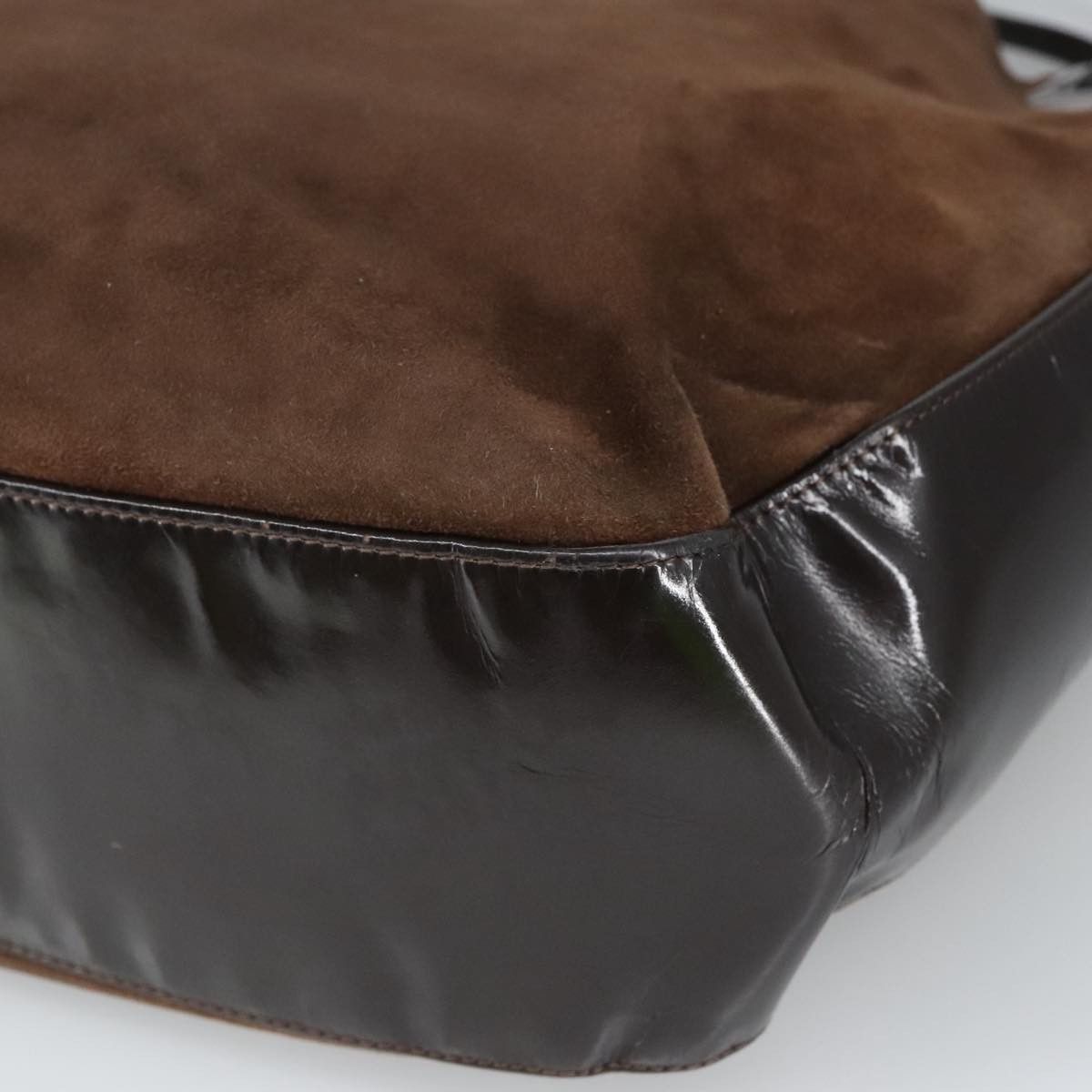 Bally Brown Suede Shoulder Bag (Pre-Owned) Size ONE SIZE - 5 Thumbnail