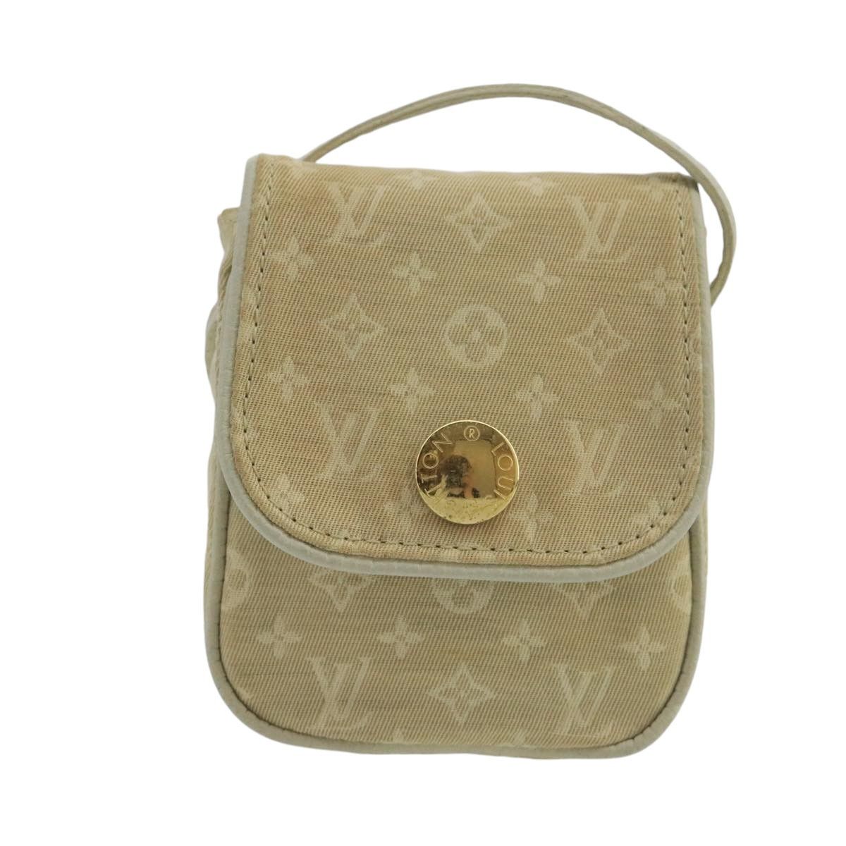 Louis Vuitton Cancun Beige Canvas Clutch Bag (Pre-Owned) Size ONE SIZE - 3 Thumbnail