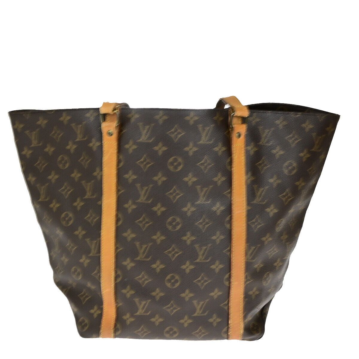 Louis Vuitton Shopping Brown Canvas Tote Bag (Pre-Owned) Size ONE SIZE - 4 Thumbnail