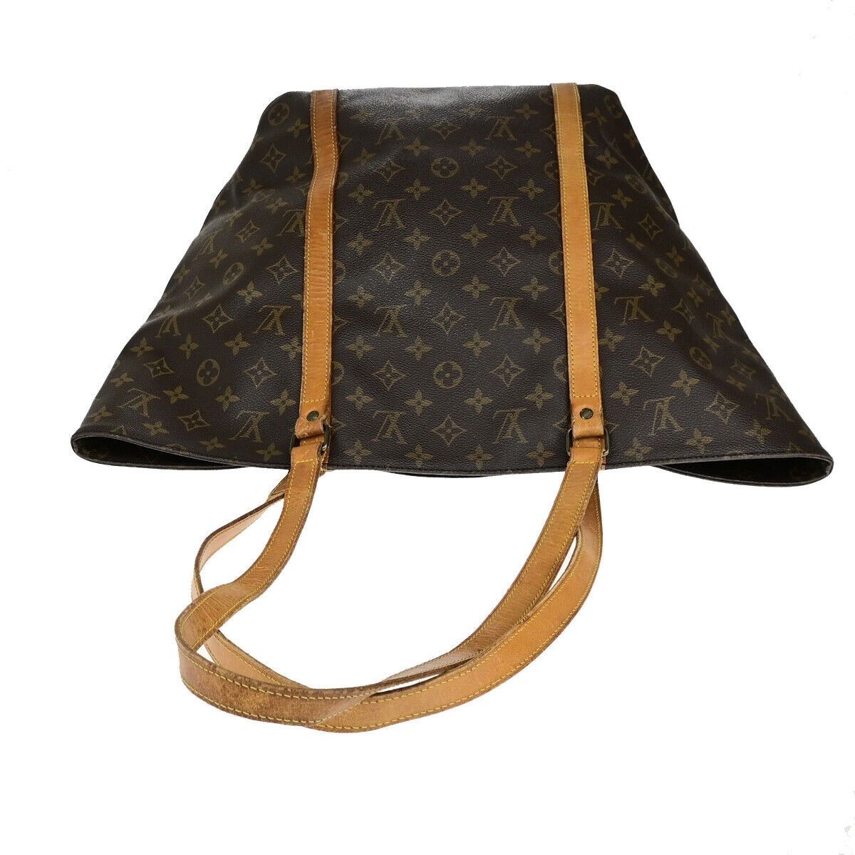 Louis Vuitton Shopping Brown Canvas Tote Bag (Pre-Owned) Size ONE SIZE - 5 Thumbnail