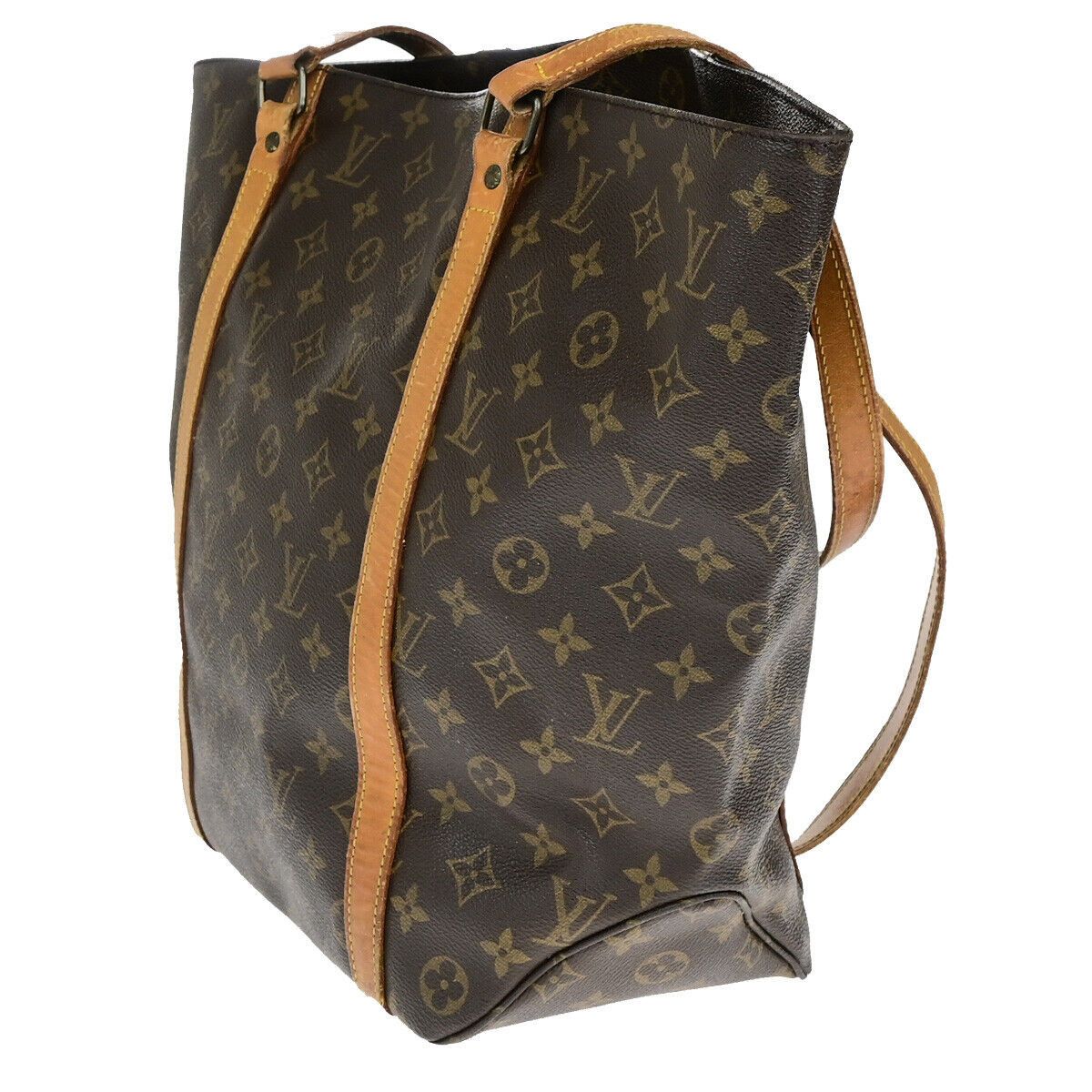 Louis Vuitton Shopping Brown Canvas Tote Bag (Pre-Owned) Size ONE SIZE - 2 Thumbnail