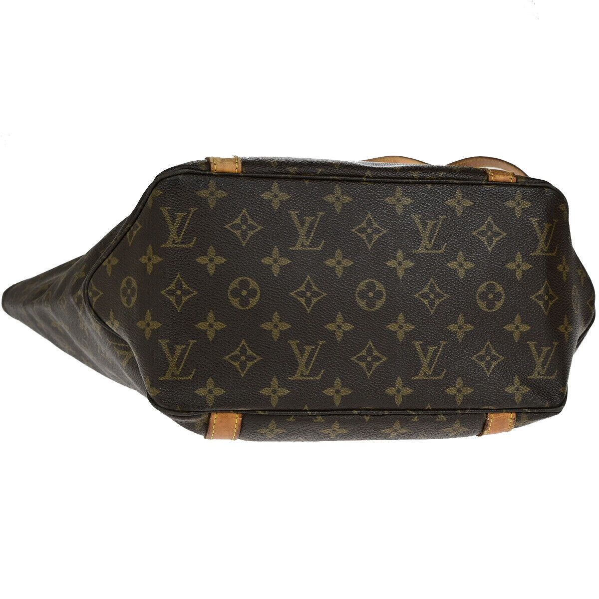 Louis Vuitton Shopping Brown Canvas Tote Bag (Pre-Owned) Size ONE SIZE - 7 Thumbnail
