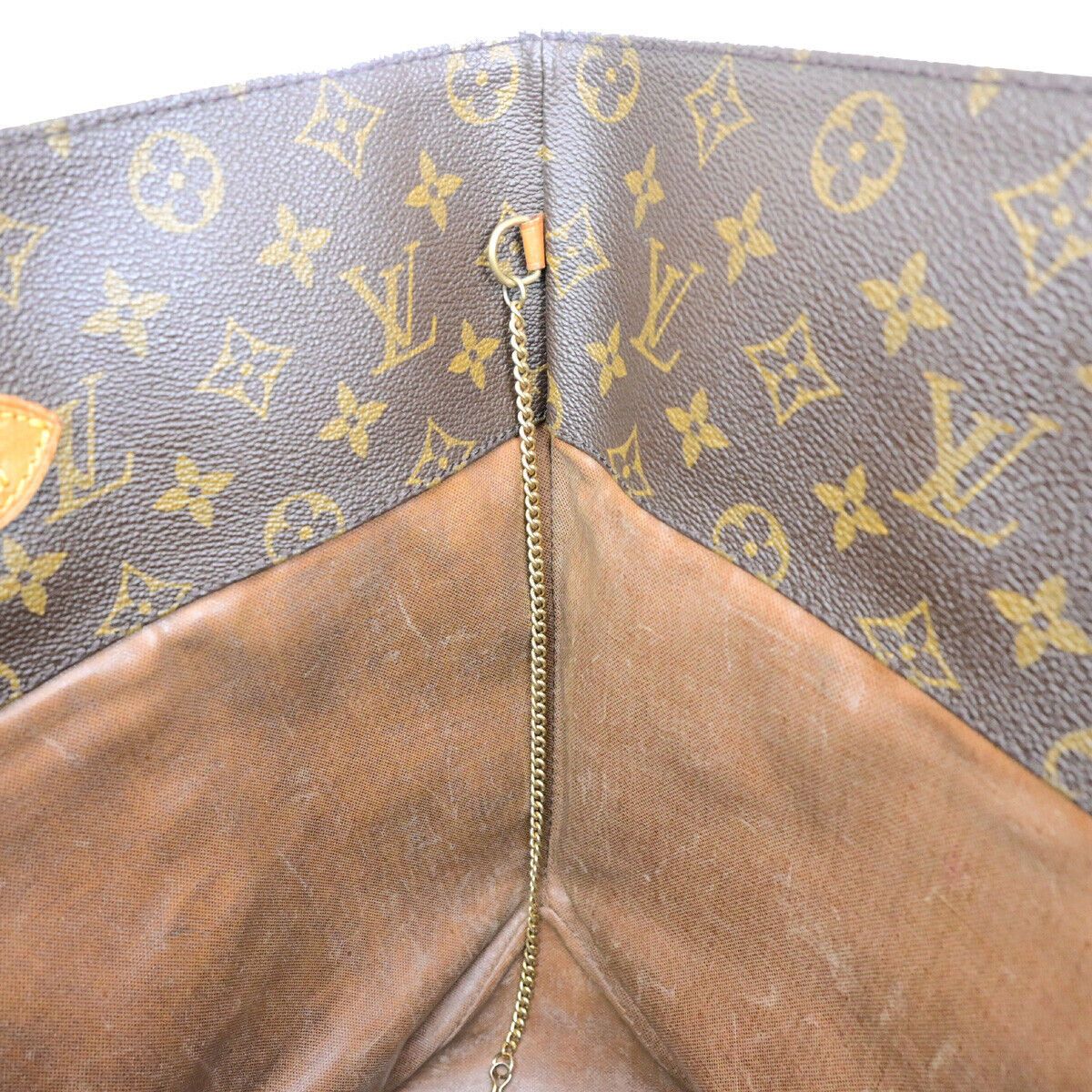Louis Vuitton Shopping Brown Canvas Tote Bag (Pre-Owned) Size ONE SIZE - 13 Thumbnail
