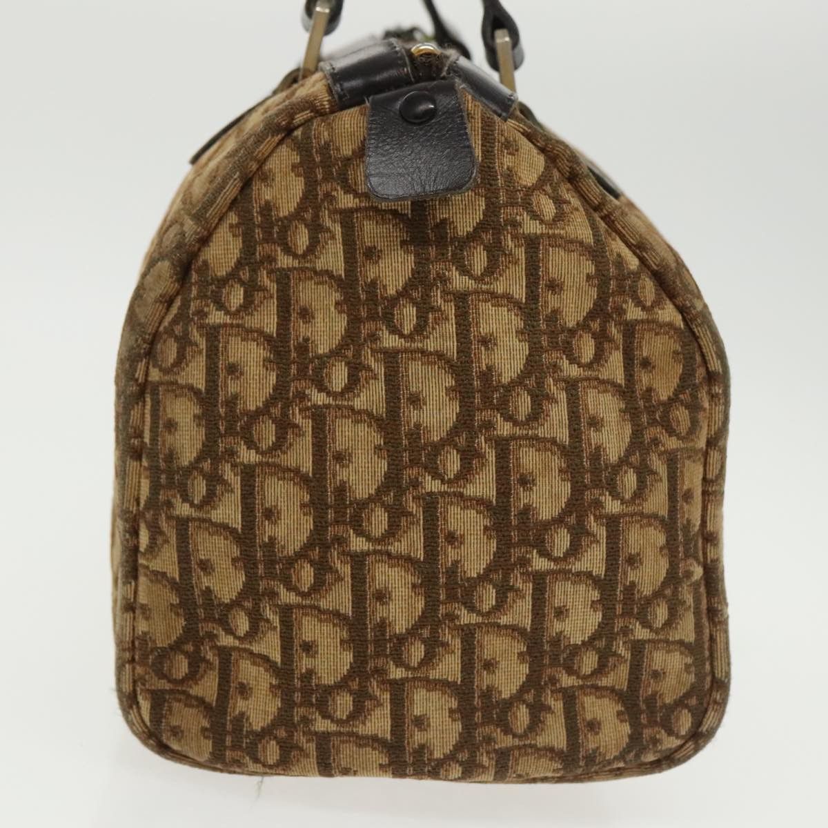 Dior Trotter Brown Canvas Handbag (Pre-Owned) Size ONE SIZE - 5 Thumbnail