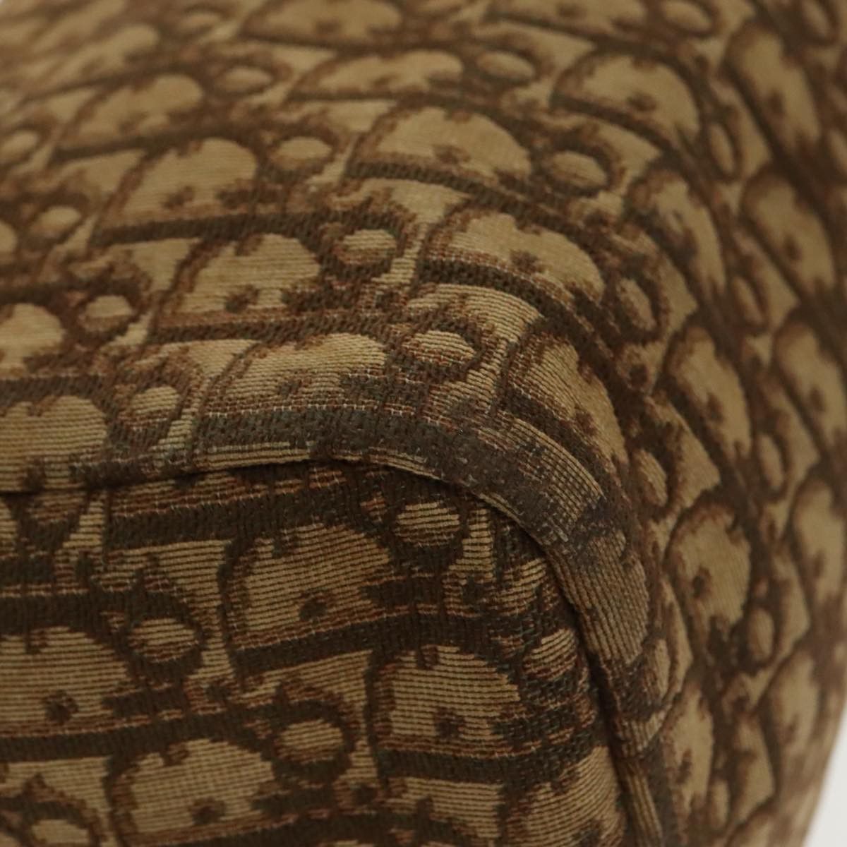 Dior Trotter Brown Canvas Handbag (Pre-Owned) Size ONE SIZE - 10 Thumbnail