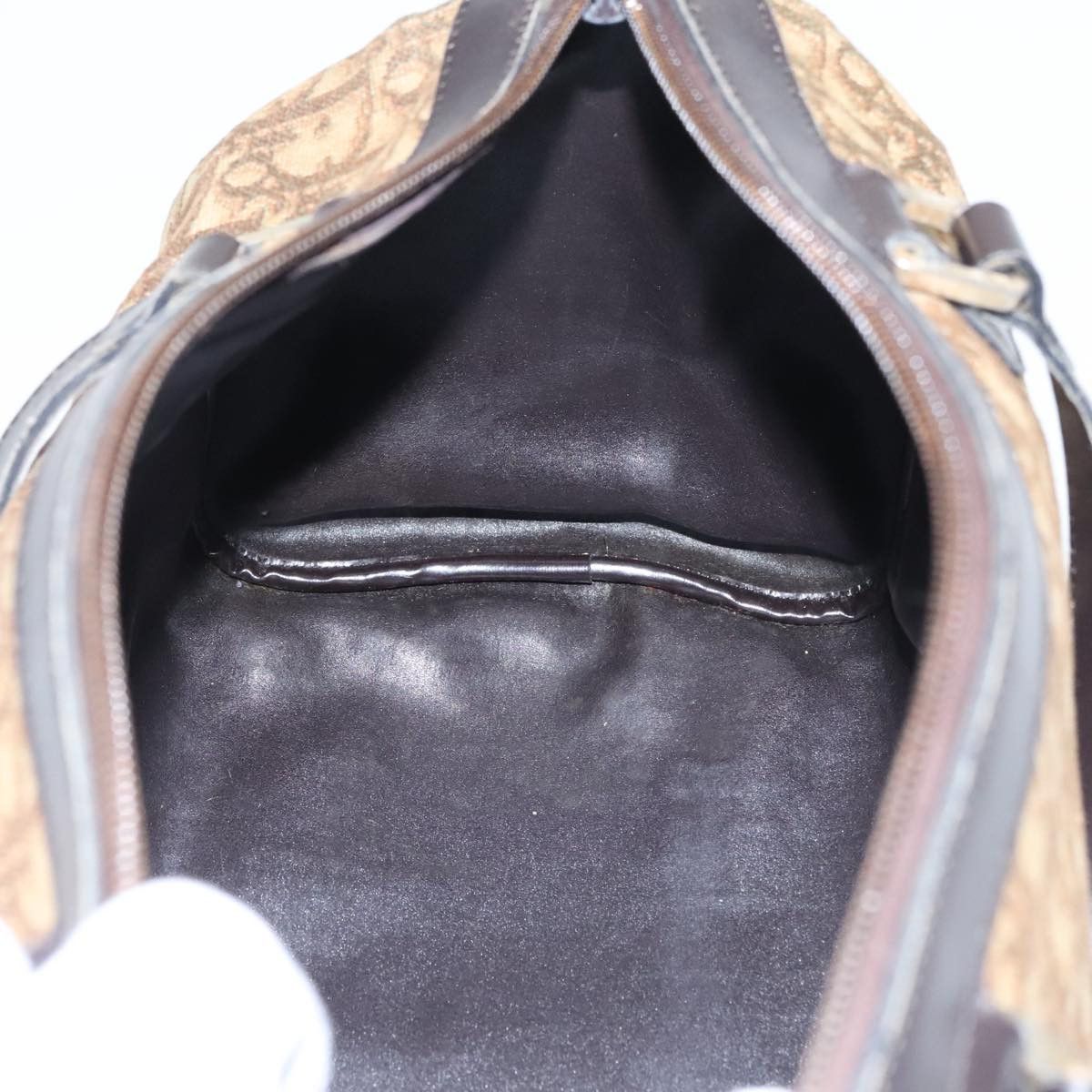 Dior Trotter Brown Canvas Handbag (Pre-Owned) Size ONE SIZE - 16 Thumbnail