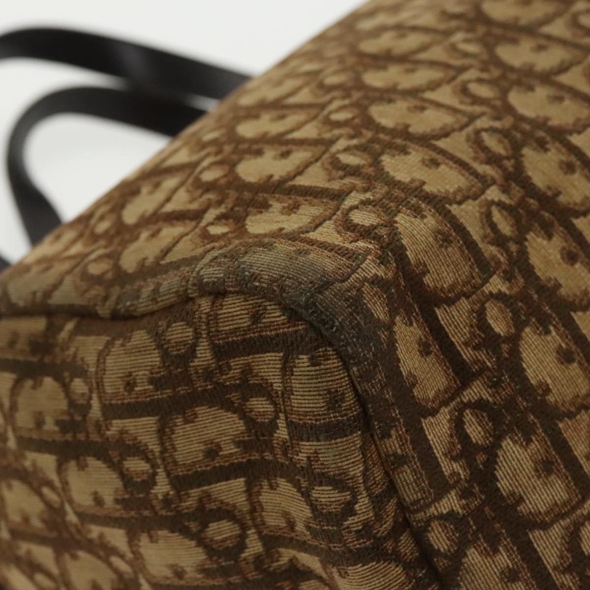 Dior Trotter Brown Canvas Handbag (Pre-Owned) Size ONE SIZE - 12 Thumbnail