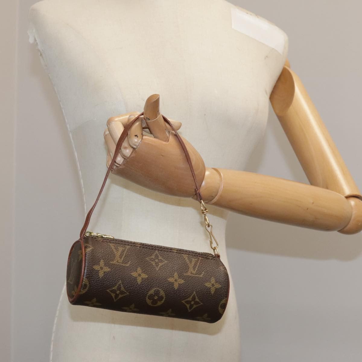 Louis Vuitton Mini Baby Papillon Brown Canvas Clutch Bag (Pre-Owned) Size ONE SIZE - 17 Thumbnail