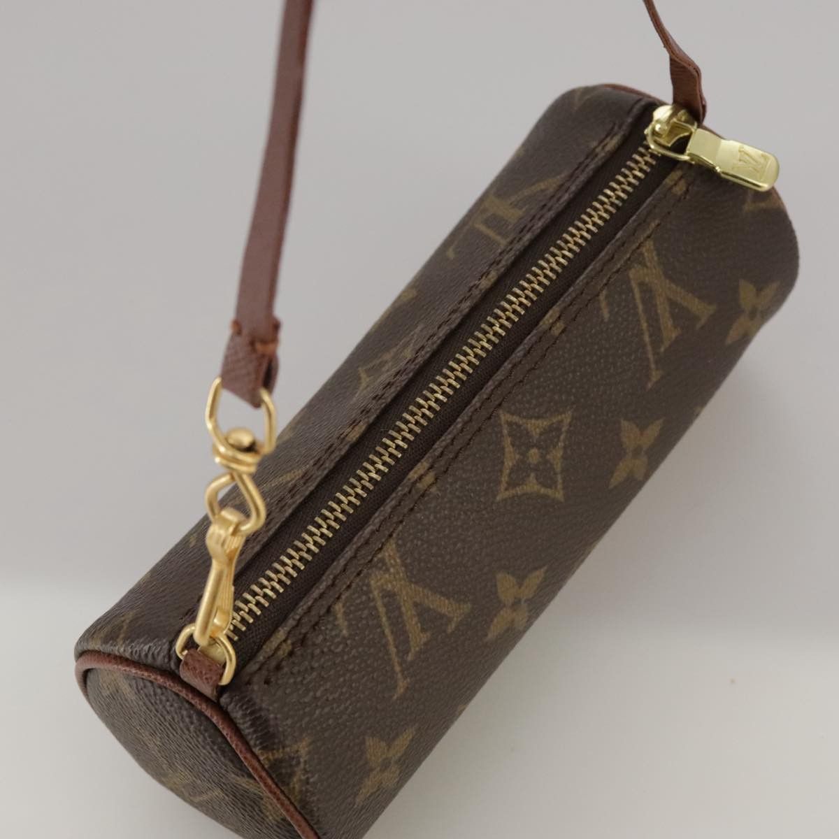 Louis Vuitton Mini Baby Papillon Brown Canvas Clutch Bag (Pre-Owned) Size ONE SIZE - 13 Thumbnail