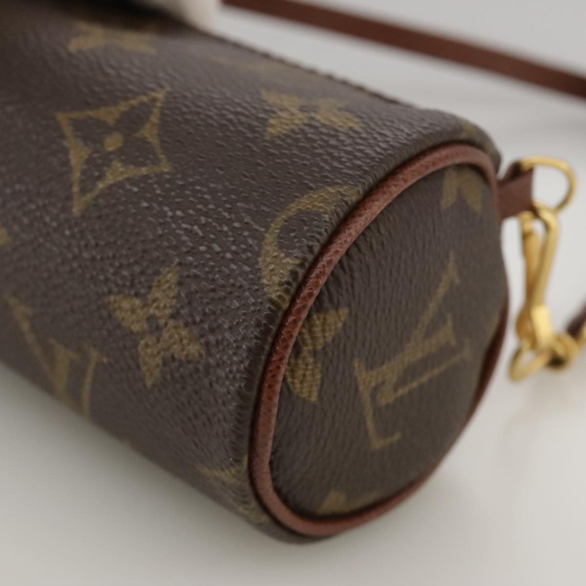Louis Vuitton Mini Baby Papillon Brown Canvas Clutch Bag (Pre-Owned) Size ONE SIZE - 9 Thumbnail