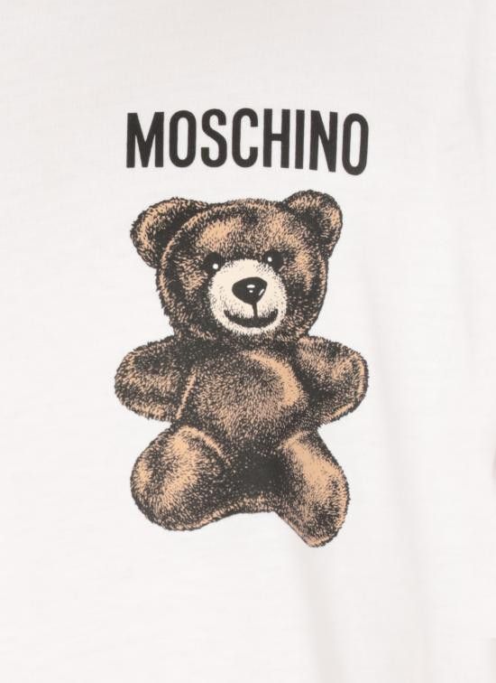 Moschino MOSCHINO Men T-Shirts 0711 02411001 White Size US L / EU 52-54 / 3 - 5 Thumbnail