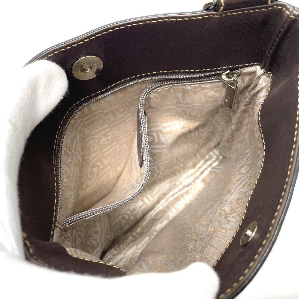 Salvatore Ferragamo Salvatore Ferragamo 6405 Animal Leopard Fur Crossbody Satchel Briefcase Diagonal Hanging (E.G. Of A Rocket) Shawl Shoulder Bag Leather/Nylon Women Brownish Size ONE SIZE - 13 Thumbnail