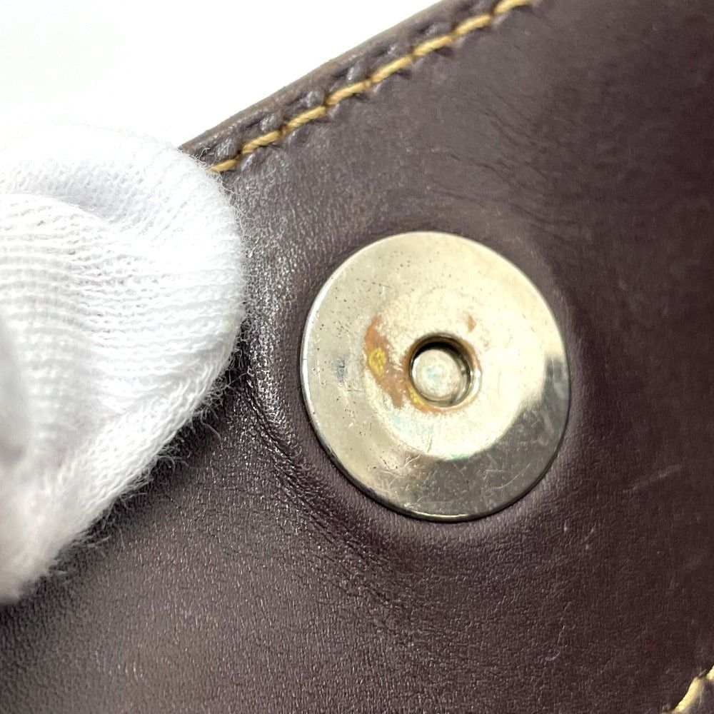 Salvatore Ferragamo Salvatore Ferragamo 6405 Animal Leopard Fur Crossbody Satchel Briefcase Diagonal Hanging (E.G. Of A Rocket) Shawl Shoulder Bag Leather/Nylon Women Brownish Size ONE SIZE - 14 Thumbnail
