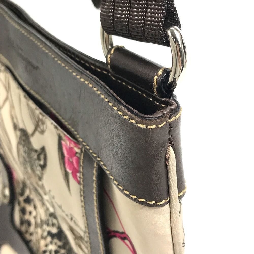 Salvatore Ferragamo Salvatore Ferragamo 6405 Animal Leopard Fur Crossbody Satchel Briefcase Diagonal Hanging (E.G. Of A Rocket) Shawl Shoulder Bag Leather/Nylon Women Brownish Size ONE SIZE - 9 Thumbnail