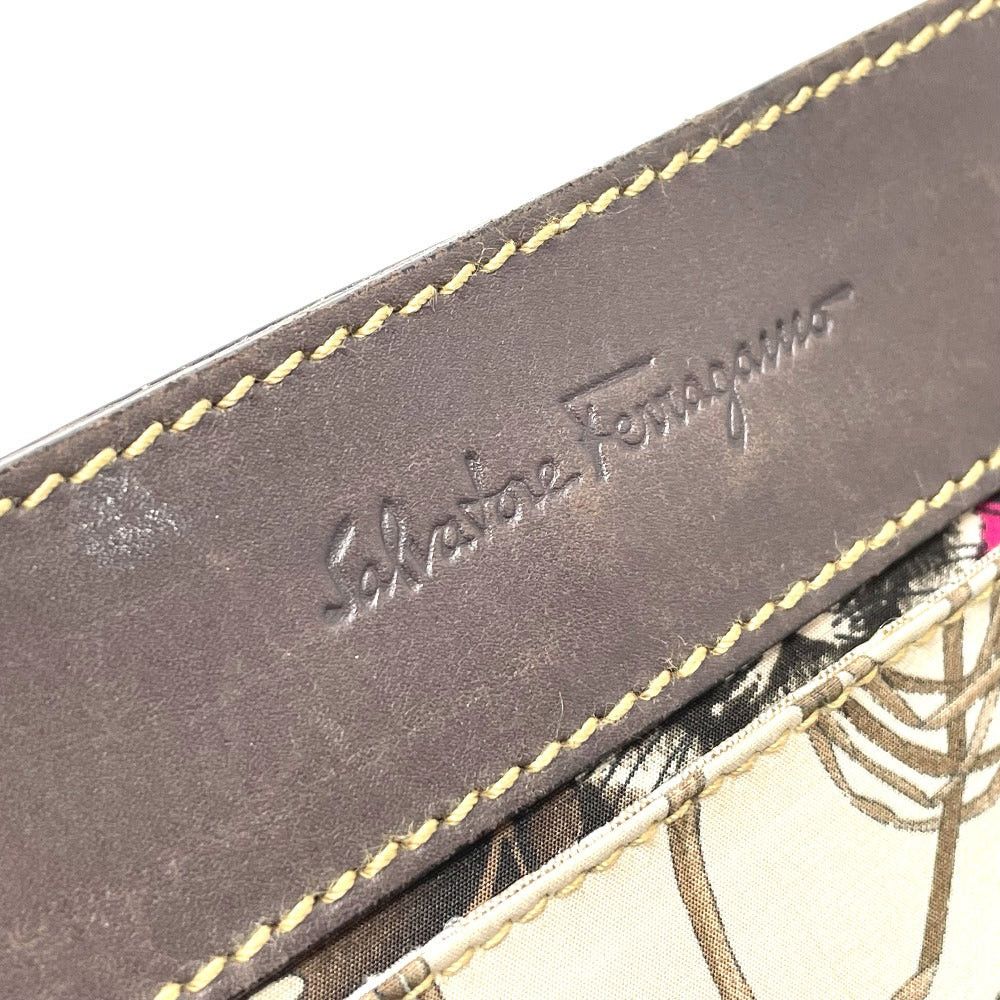 Salvatore Ferragamo Salvatore Ferragamo 6405 Animal Leopard Fur Crossbody Satchel Briefcase Diagonal Hanging (E.G. Of A Rocket) Shawl Shoulder Bag Leather/Nylon Women Brownish Size ONE SIZE - 11 Thumbnail