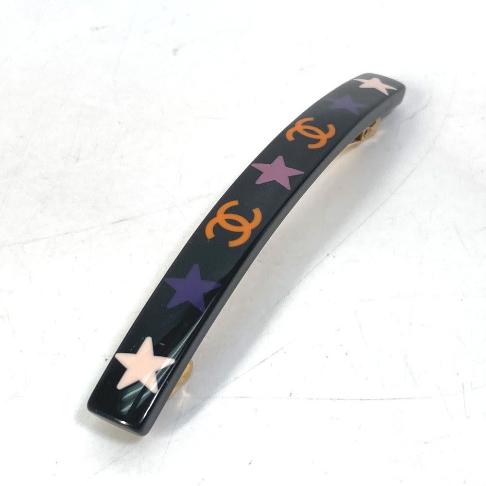 Chanel Chanel 03A Star Coma Mark Cc Hair Accessory Barrette Plastic Women Black Size ONE SIZE - 10 Thumbnail