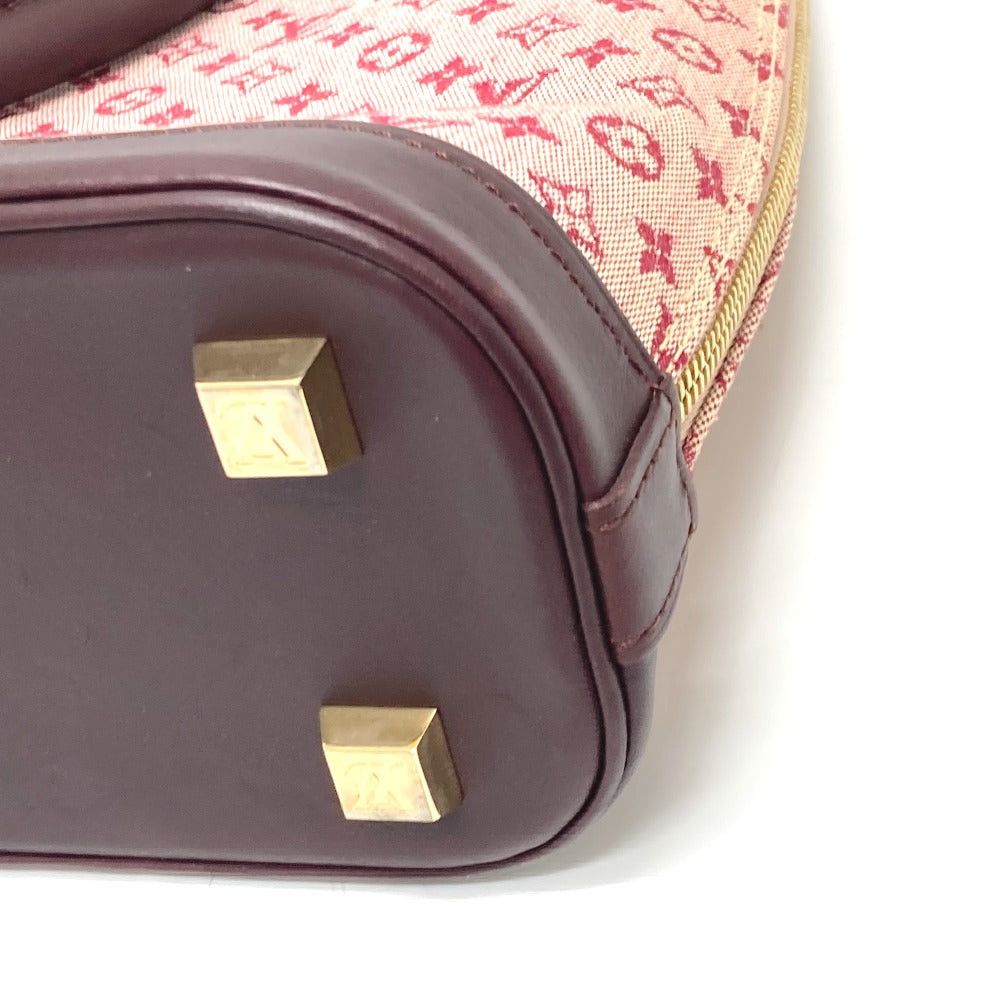 Louis Vuitton Louis Vuitton M92204 Monogram Mini Alma 3Rd Note In The Tonic Solfa Representation Of Diatonic Scale Handbag Tote Bag Briefcase Back Canvas Women Three Red Size ONE SIZE - 5 Thumbnail