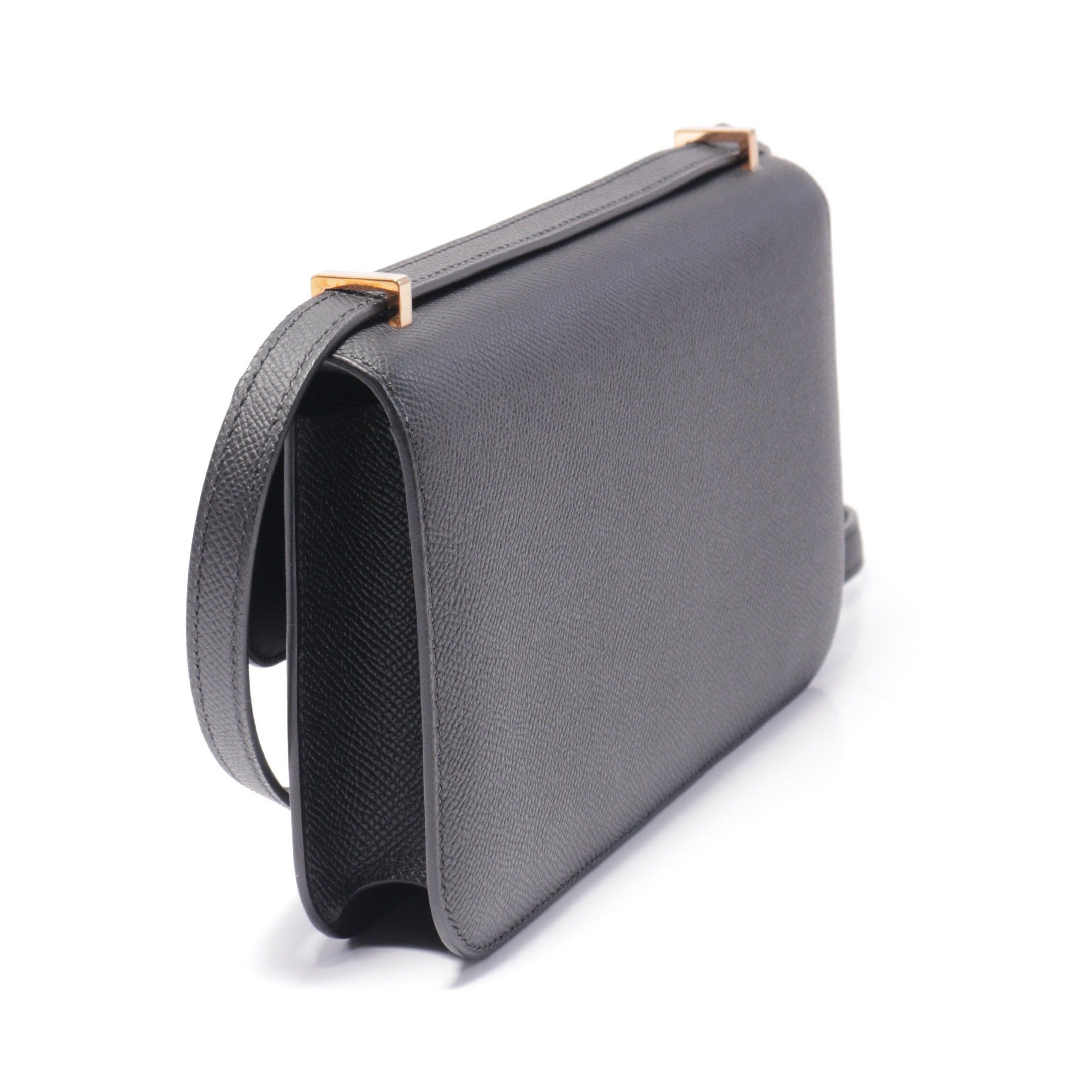 Hermes Hermes Constance Elan Shoulder Bag Veau Epsom Black Gold Hardware B Stamp Size ONE SIZE - 2 Thumbnail