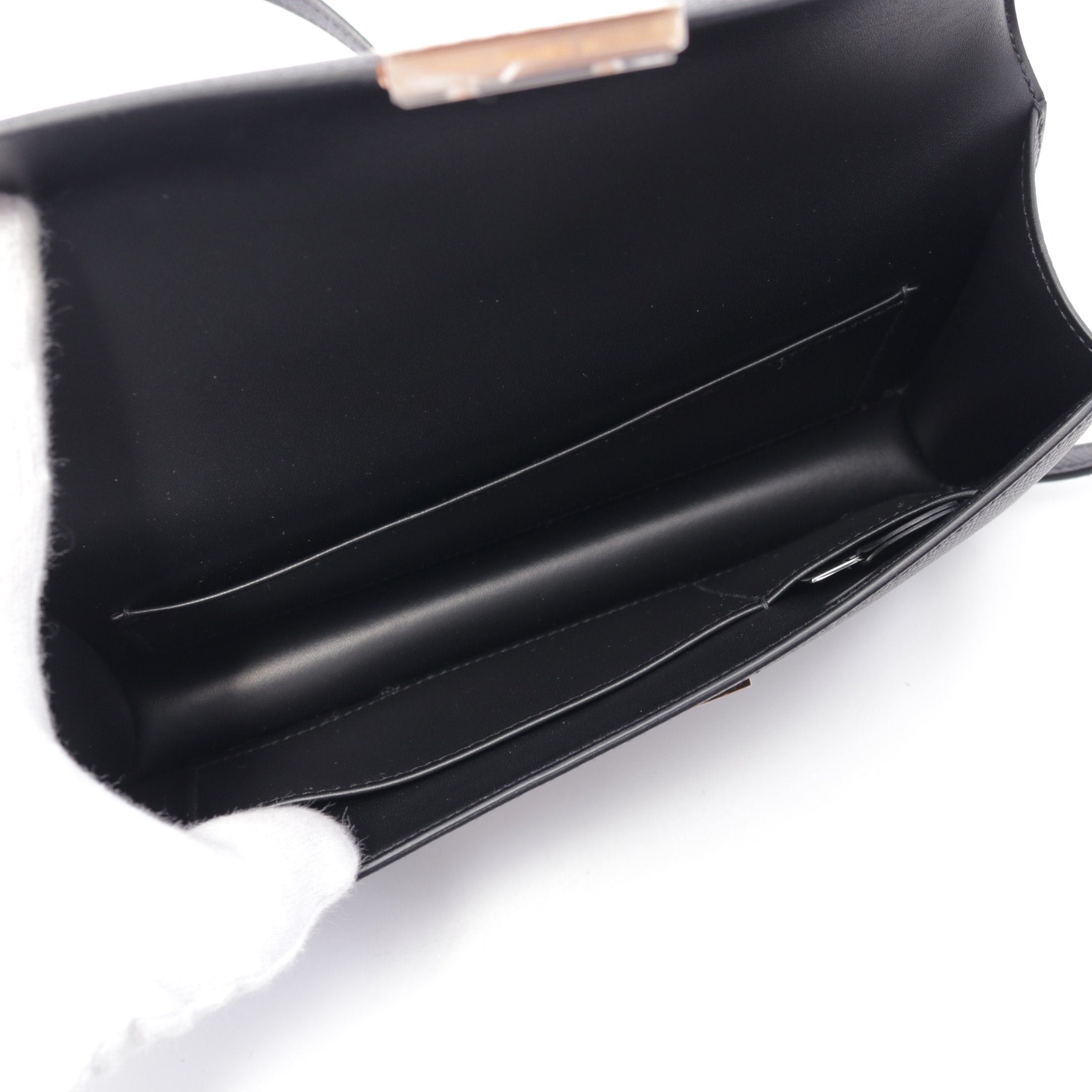 Hermes Hermes Constance Elan Shoulder Bag Veau Epsom Black Gold Hardware B Stamp Size ONE SIZE - 3 Thumbnail