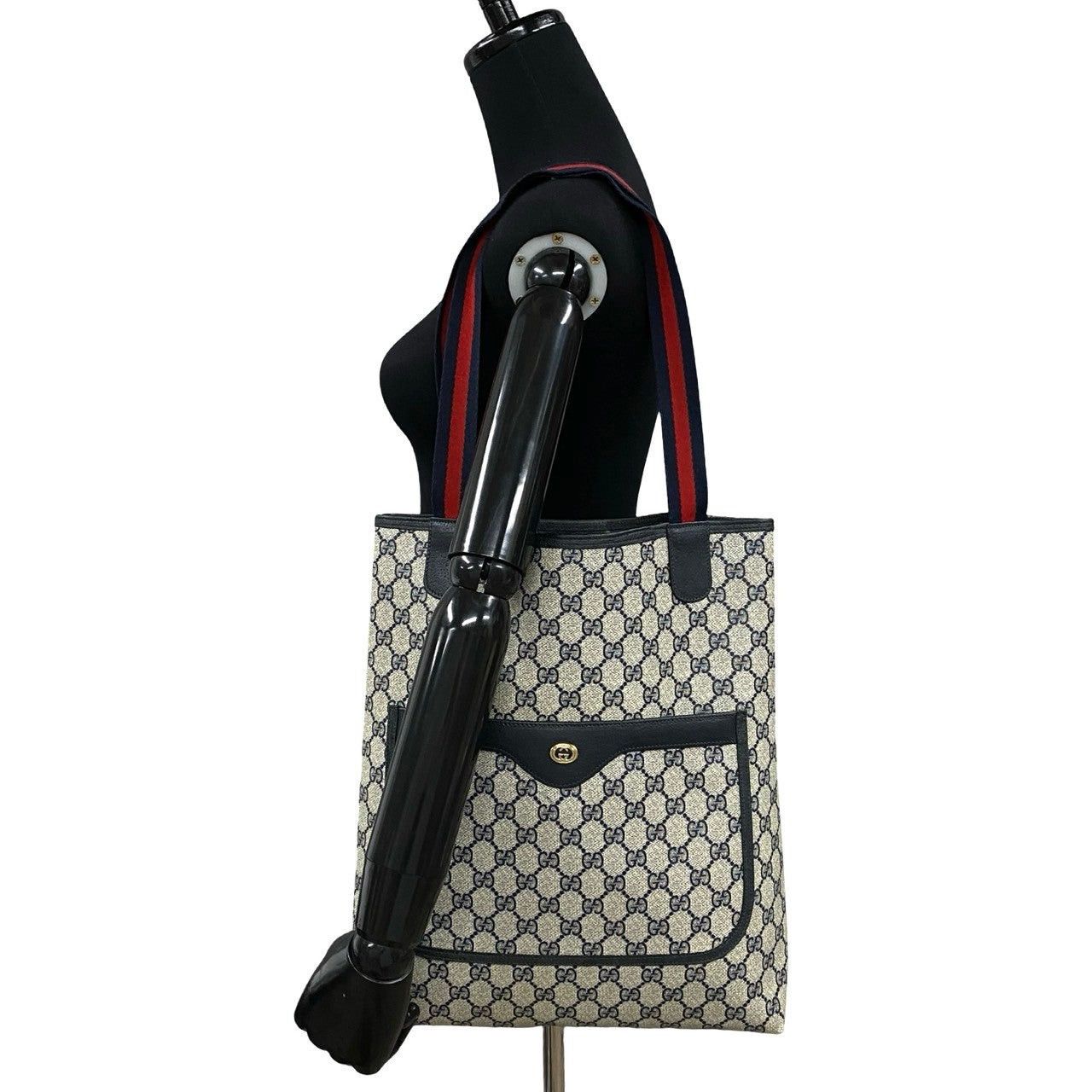 Gucci Gucci Tote Bag Blue Leather Size ONE SIZE - 2 Thumbnail