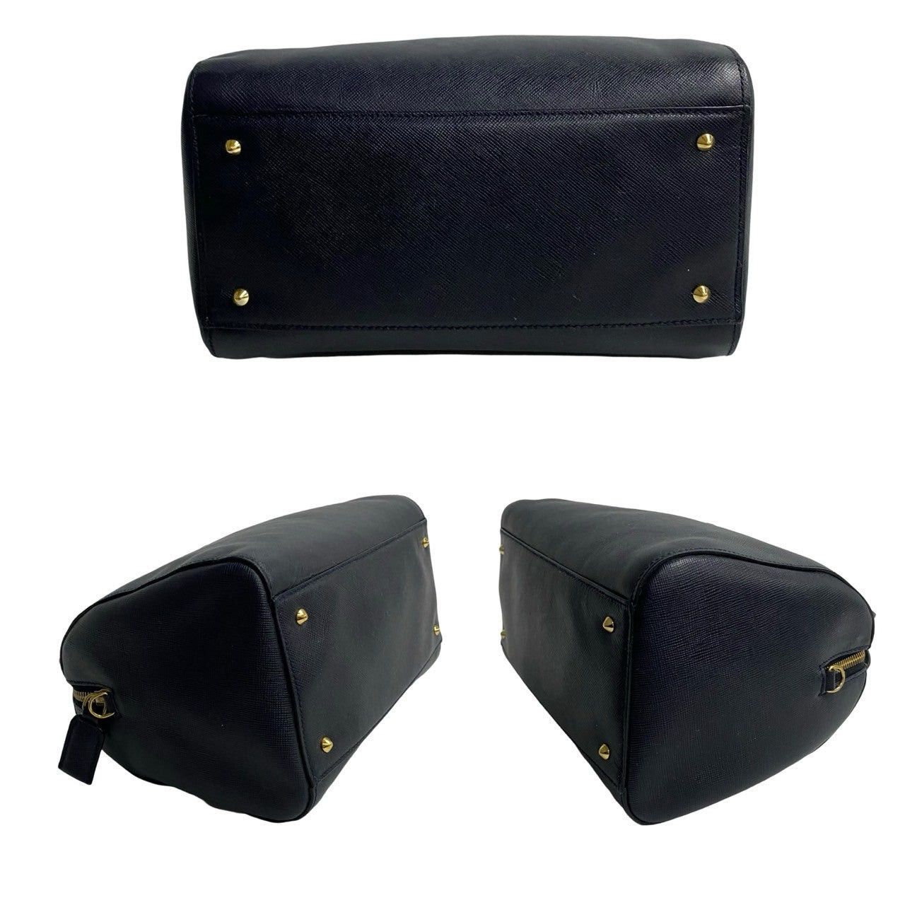 Prada Prada Shoulder Bag Blue Leather Size ONE SIZE - 6 Thumbnail