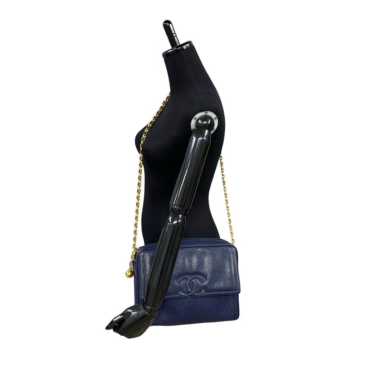 Chanel Chanel Shoulder Bag Blue Leather Size ONE SIZE - 2 Thumbnail