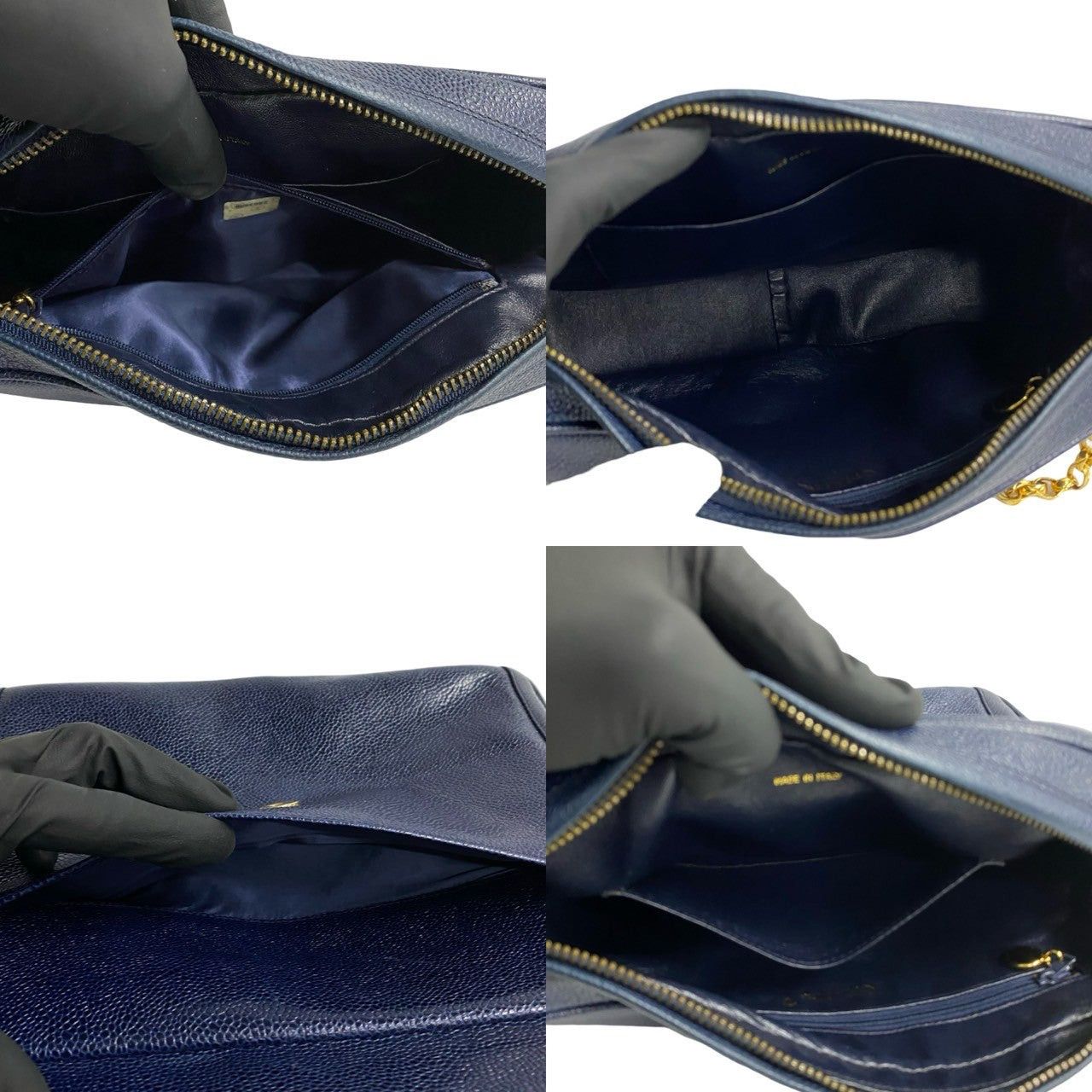 Chanel Chanel Shoulder Bag Blue Leather Size ONE SIZE - 8 Thumbnail
