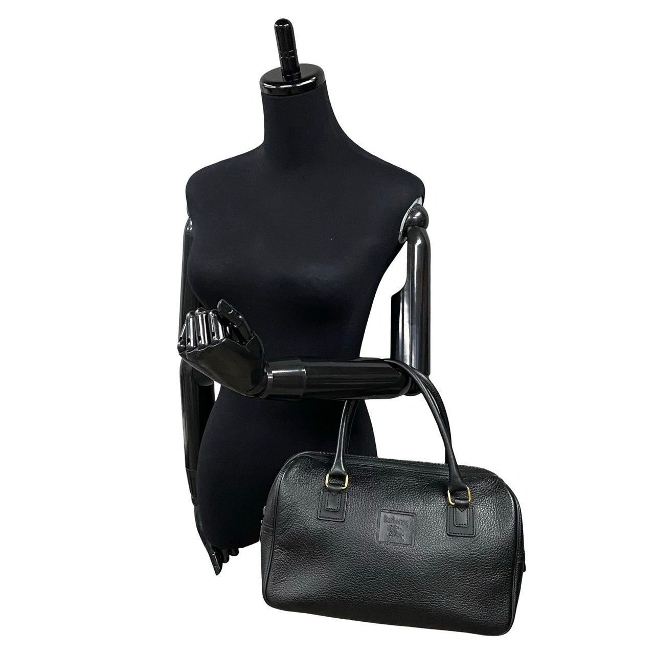 Burberry Burberry Handbag Black Leather Size ONE SIZE - 2 Thumbnail