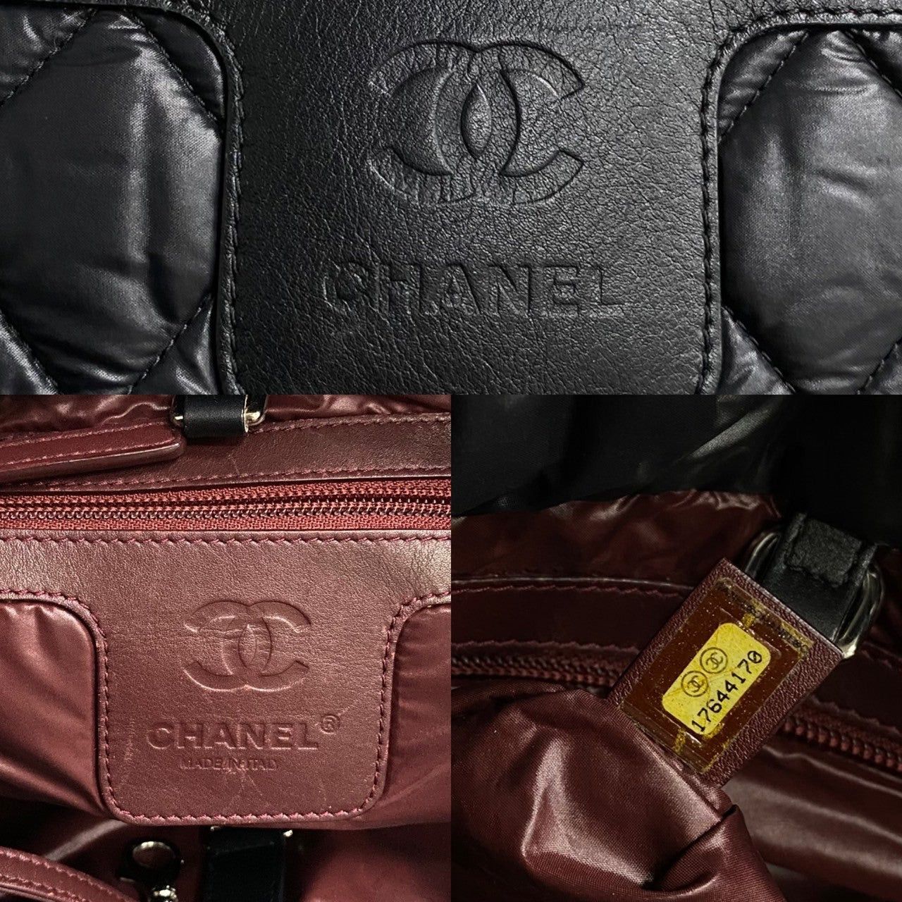 Chanel Chanel Handbag Black Synthetic Size ONE SIZE - 3 Thumbnail