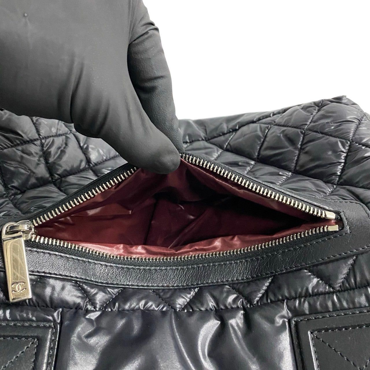 Chanel Chanel Handbag Black Synthetic Size ONE SIZE - 9 Thumbnail