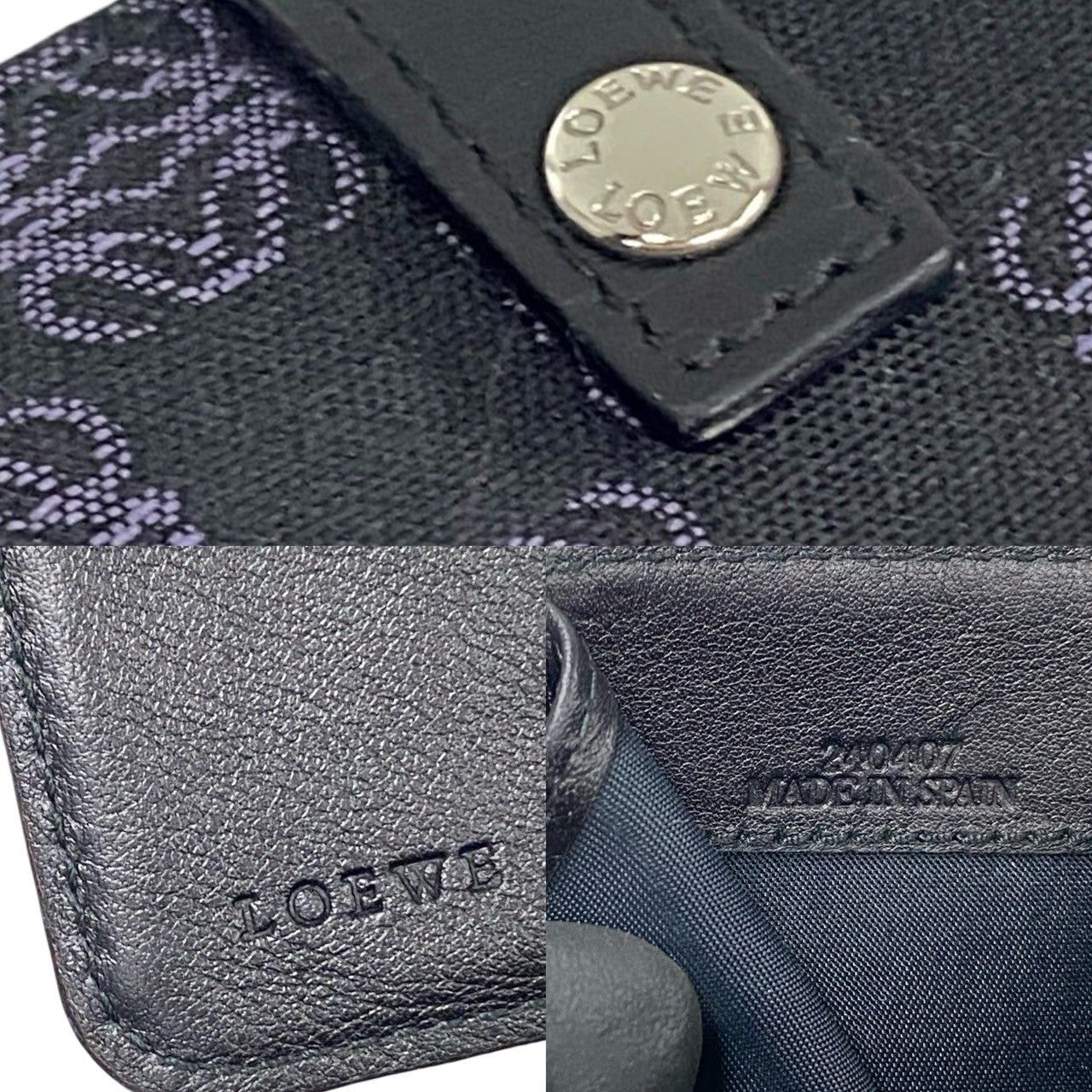 Loewe Loewe Black Cotton Size ONE SIZE - 2 Thumbnail