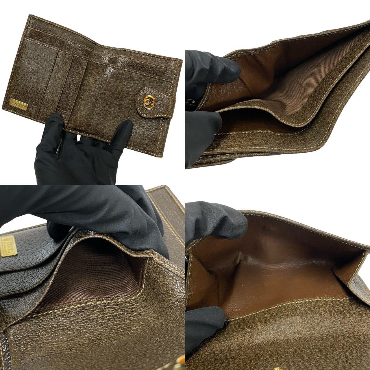 Gucci Gucci Brown Leather Size ONE SIZE - 8 Thumbnail