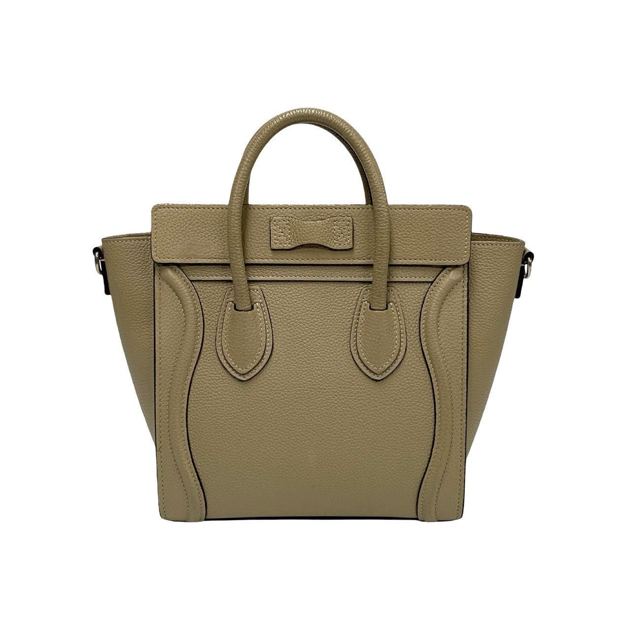 Celine Celine Shoulder Bag Neutrals Leather Size ONE SIZE - 4 Thumbnail