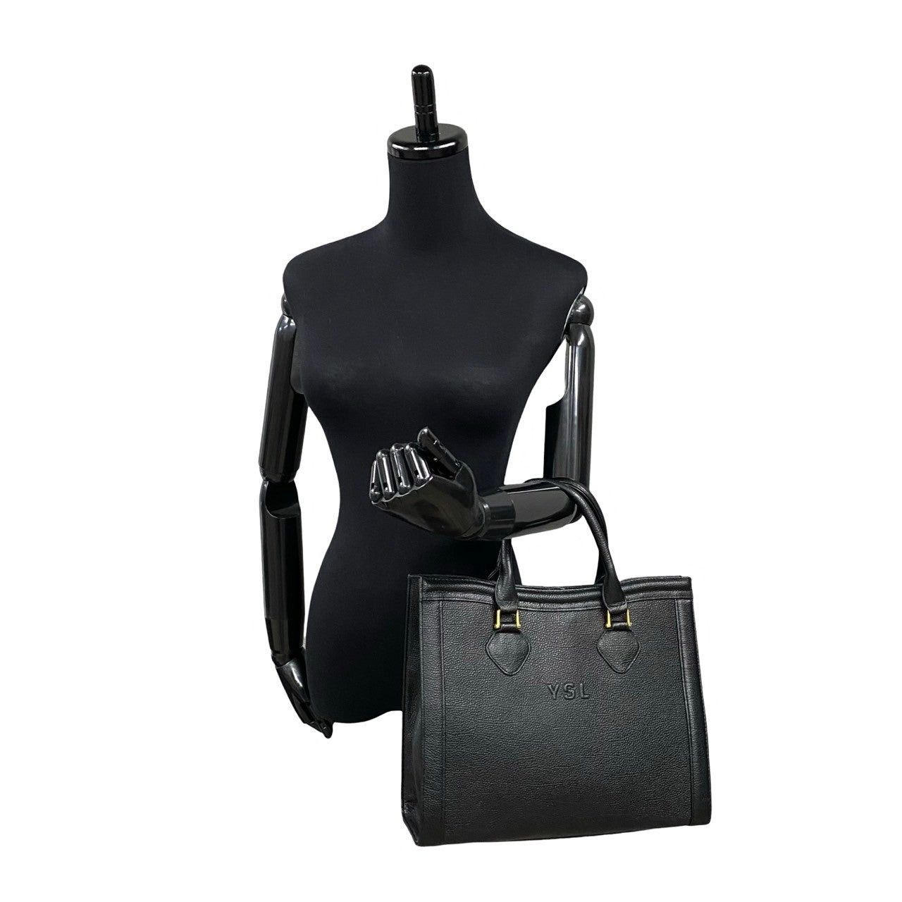 Yves Saint Laurent Yves Saint Laurent Handbag Black Leather Size ONE SIZE - 2 Thumbnail