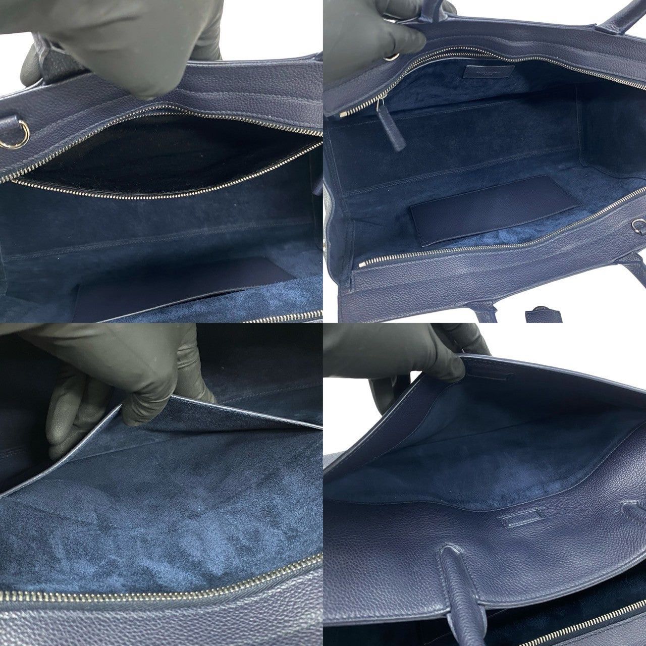 Yves Saint Laurent Yves Saint Laurent Shoulder Bag Blue Leather Size ONE SIZE - 8 Thumbnail