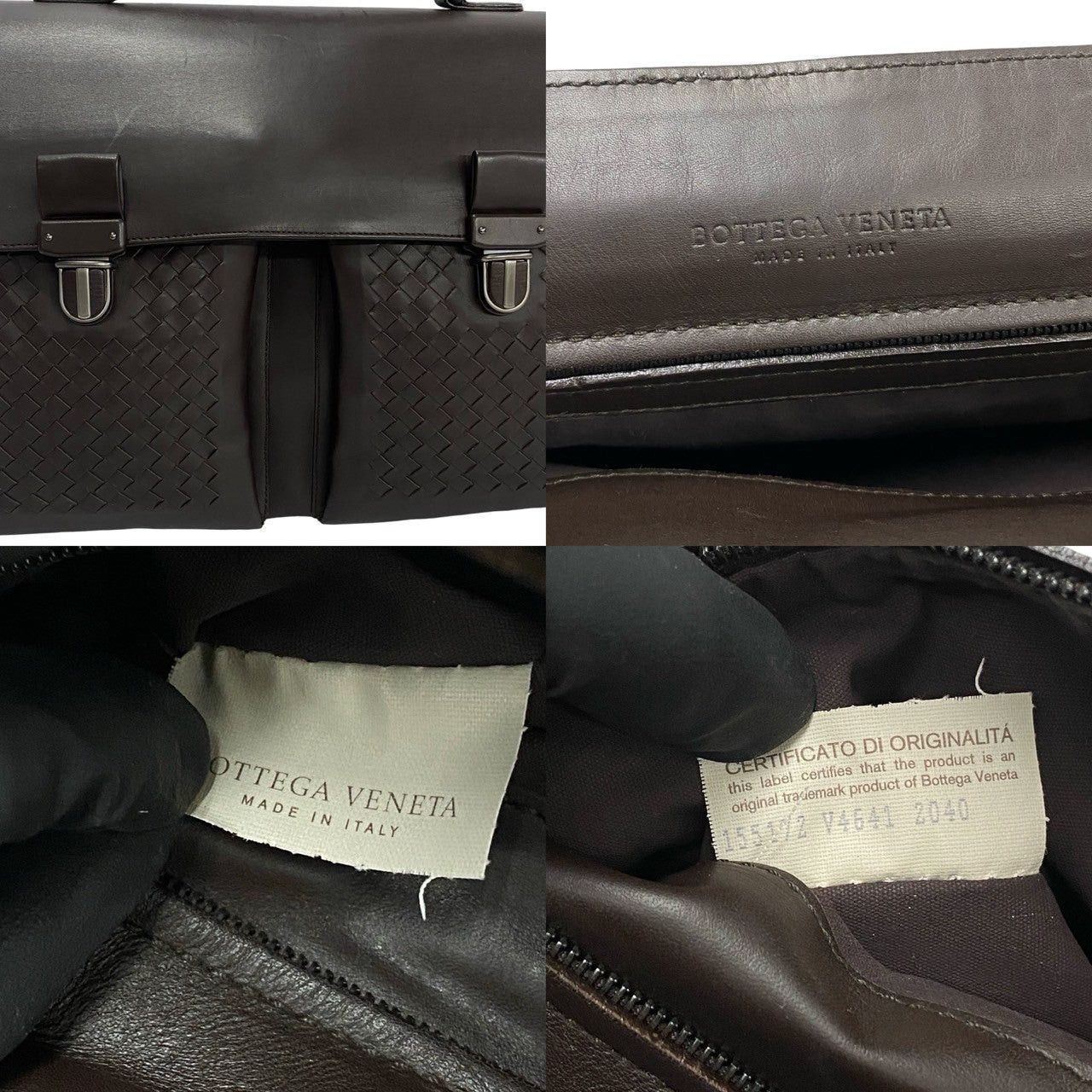 Bottega Veneta Bottega Veneta Handbag Brown Leather Size ONE SIZE - 3 Thumbnail
