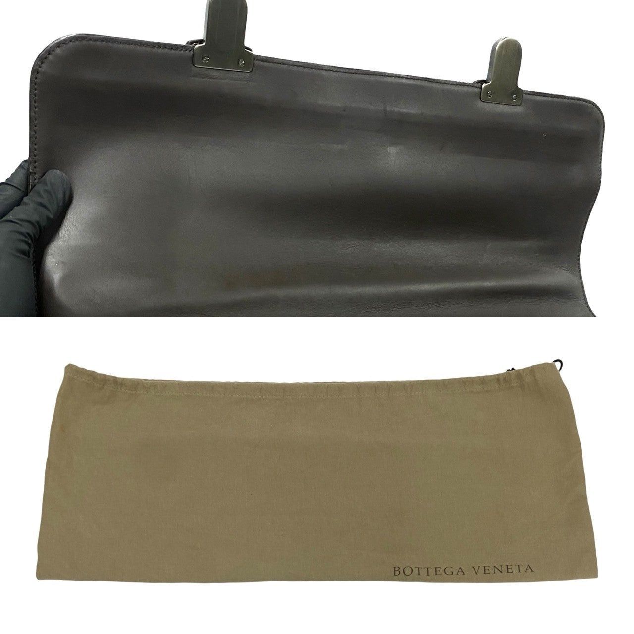 Bottega Veneta Bottega Veneta Handbag Brown Leather Size ONE SIZE - 8 Thumbnail