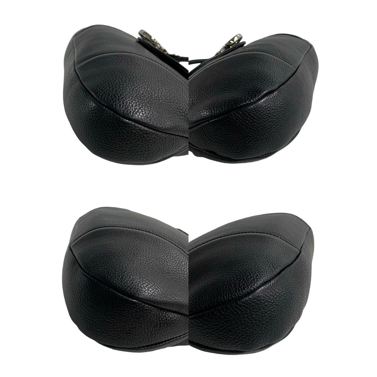 Salvatore Ferragamo Salvatore Ferragamo Shoulder Bag Black Leather Size ONE SIZE - 7 Thumbnail