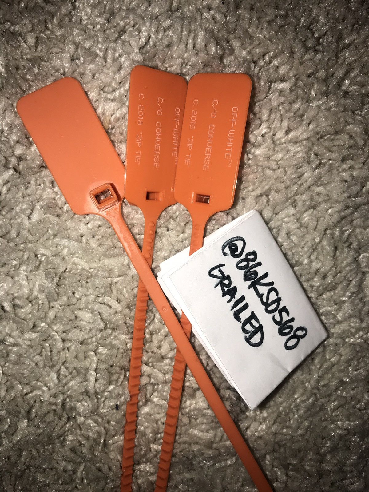 Converse off white zip tie best sale