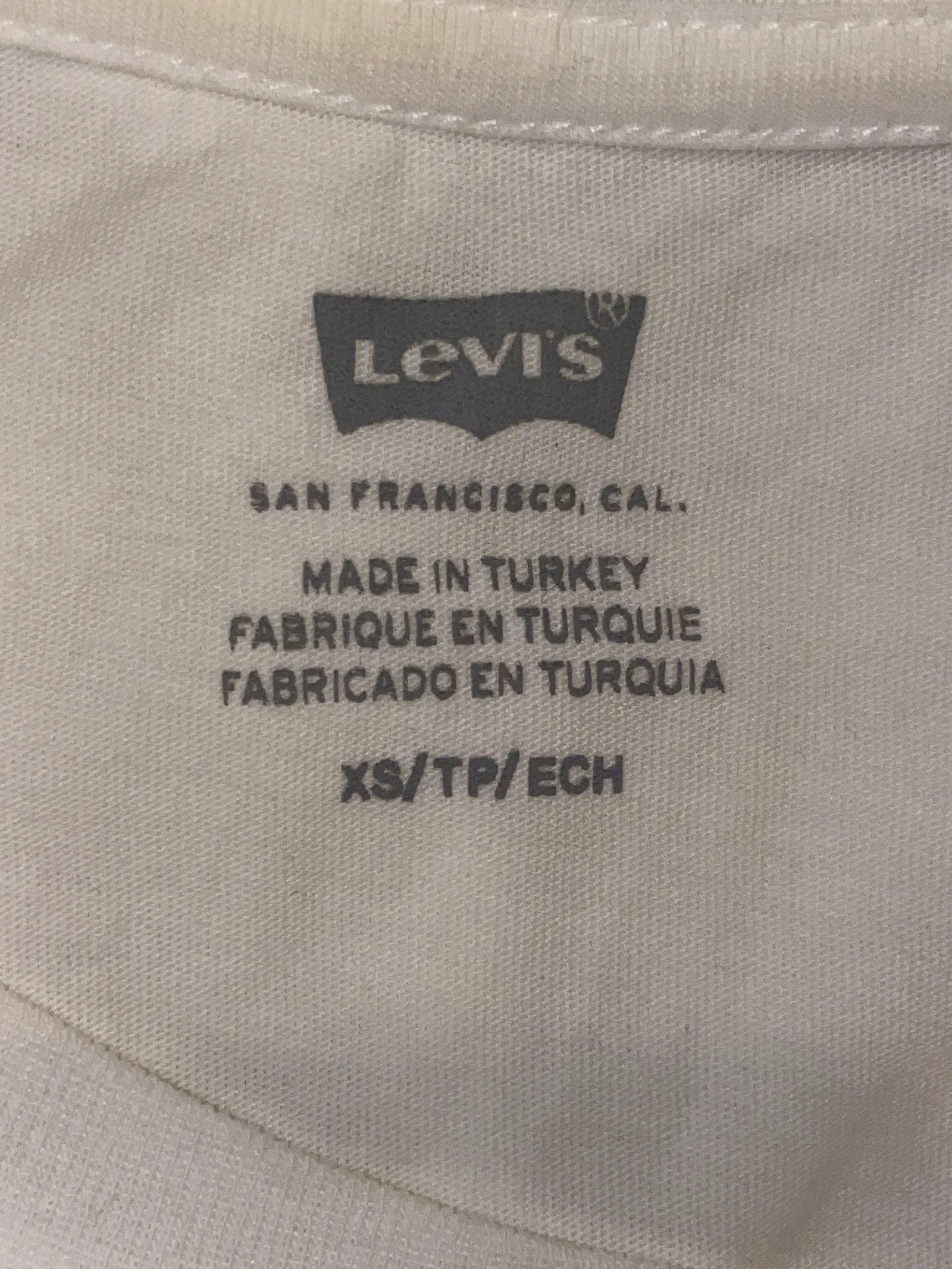 Levi's Levi's Short Sleeve T-shirt Size XS / US 0-2 / IT 36-38 - 2 Thumbnail