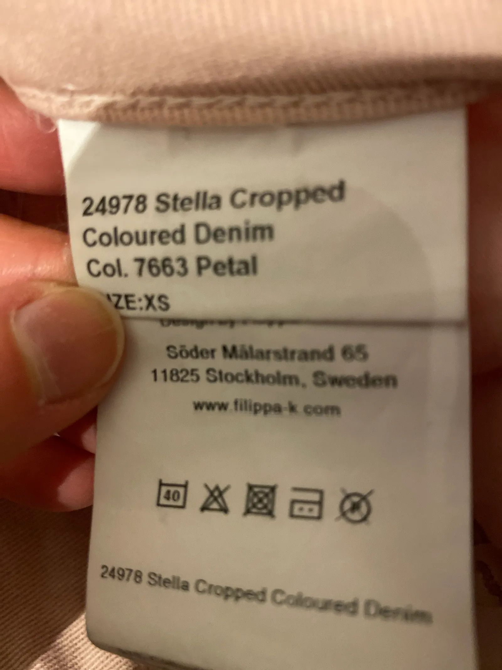 Filippa K Filippa K Stella cropped coloured Denim, petal Jeans Size 25" / US 0 / IT 36 - 4 Thumbnail