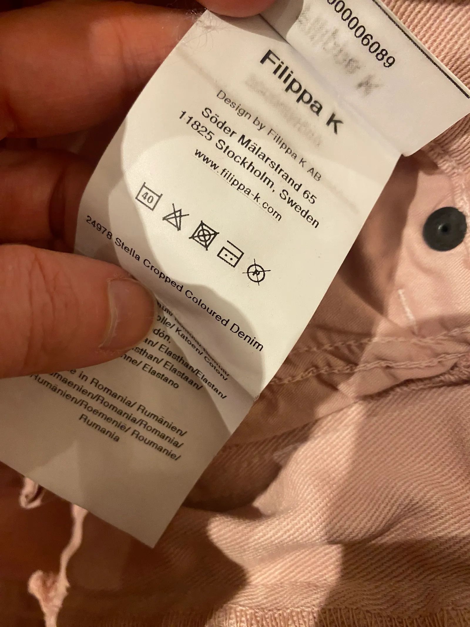 Filippa K Filippa K Stella cropped coloured Denim, petal Jeans Size 25" / US 0 / IT 36 - 3 Thumbnail