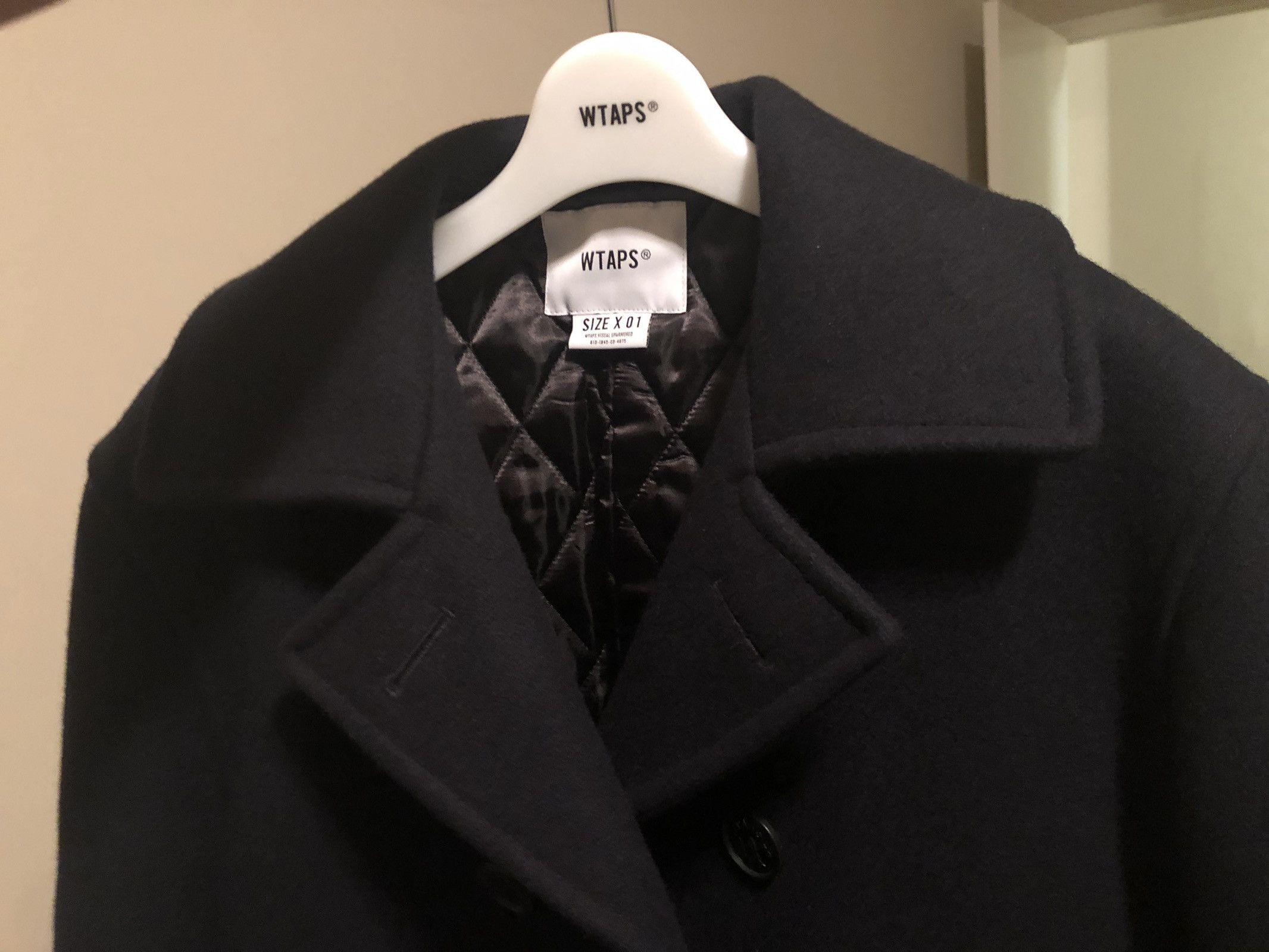 Wtaps Black Watch / Coat. Wony. Melton Navy | Grailed