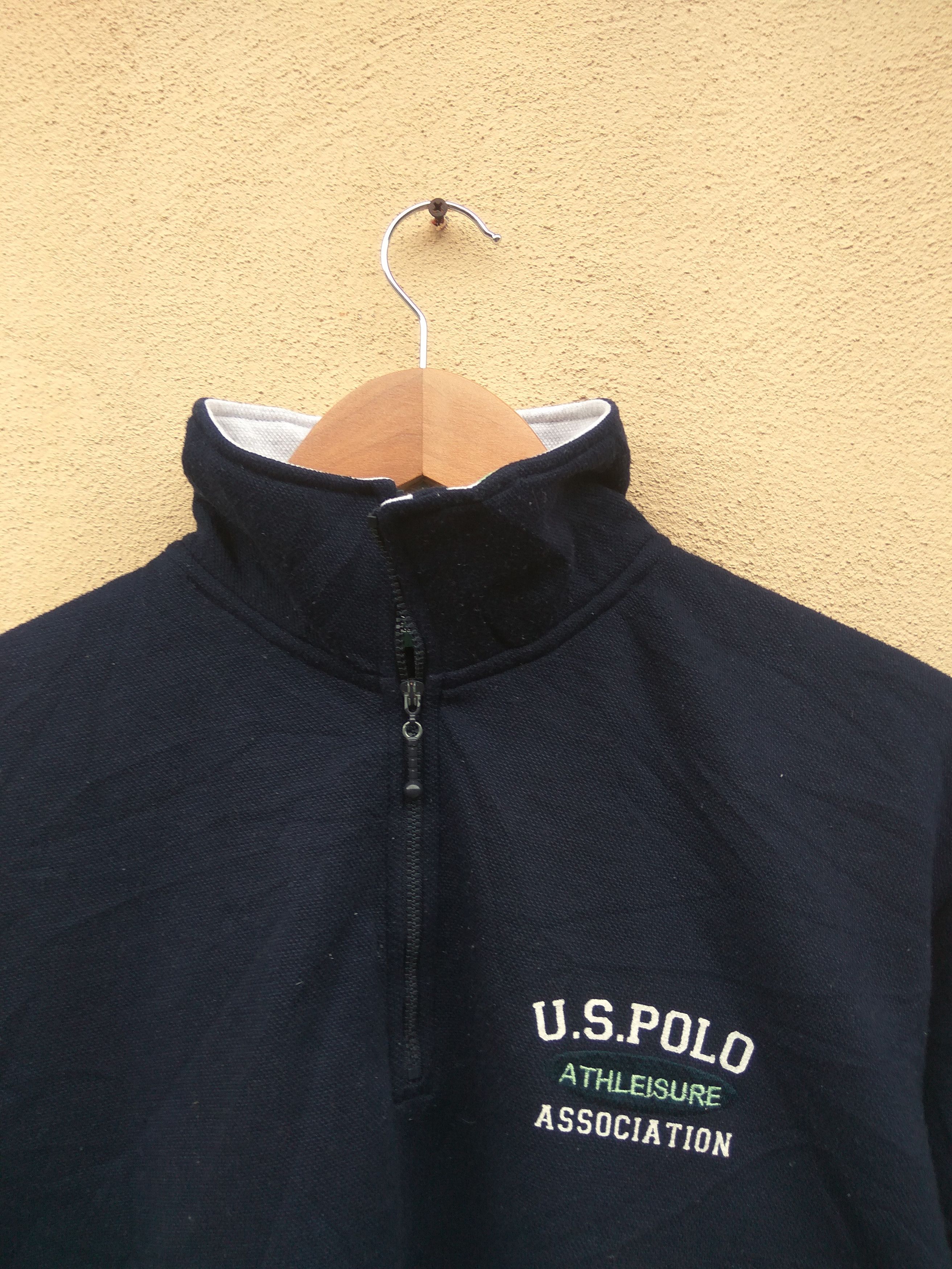 U.S. Polo Assn. Vintage US Polo Association half zipper sweatshirt Size US M / EU 48-50 / 2 - 4 Thumbnail
