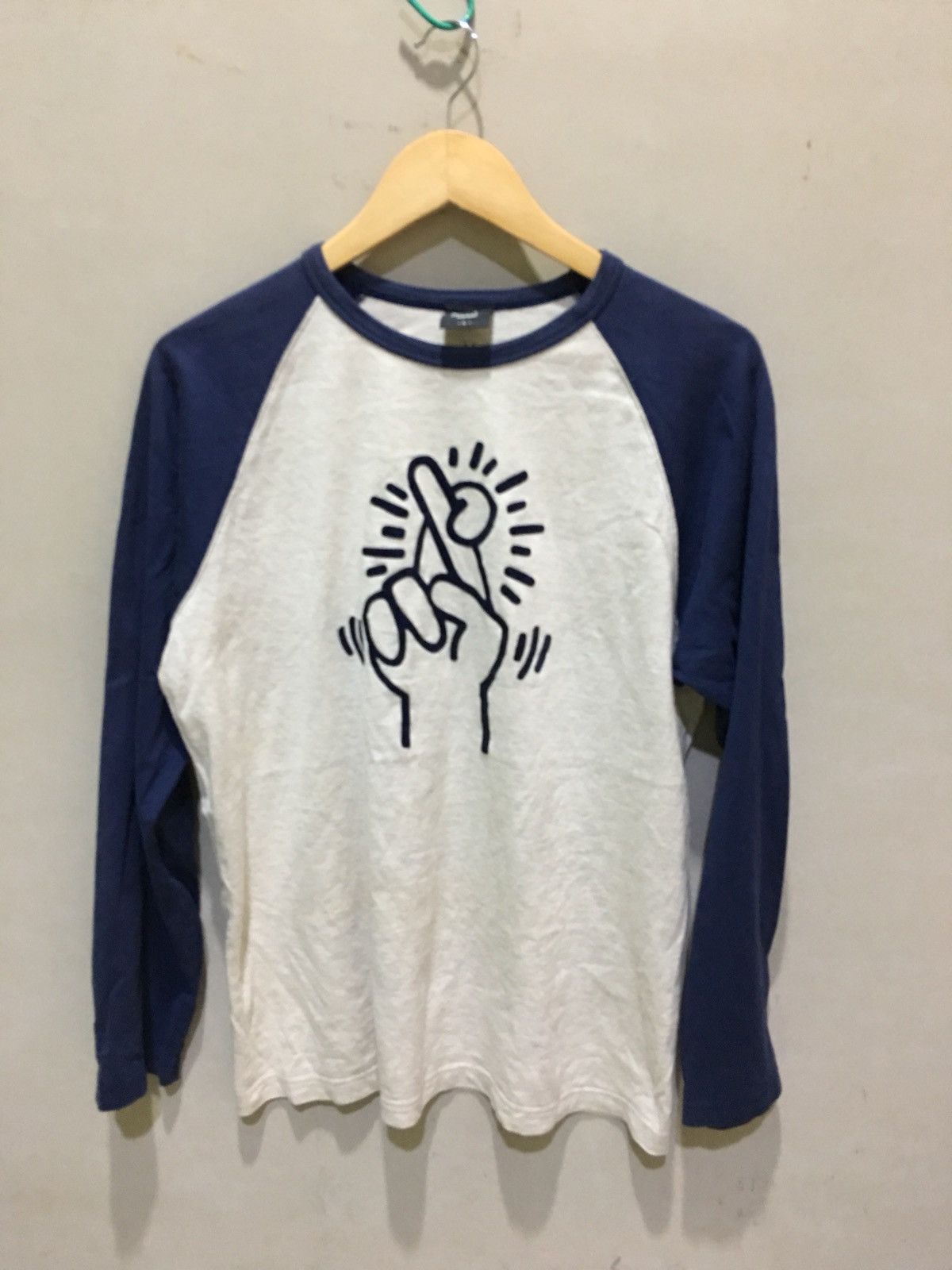 Keith Haring X Uniqlo Baseball Tee Hip Hop Swag Long Sleeve
