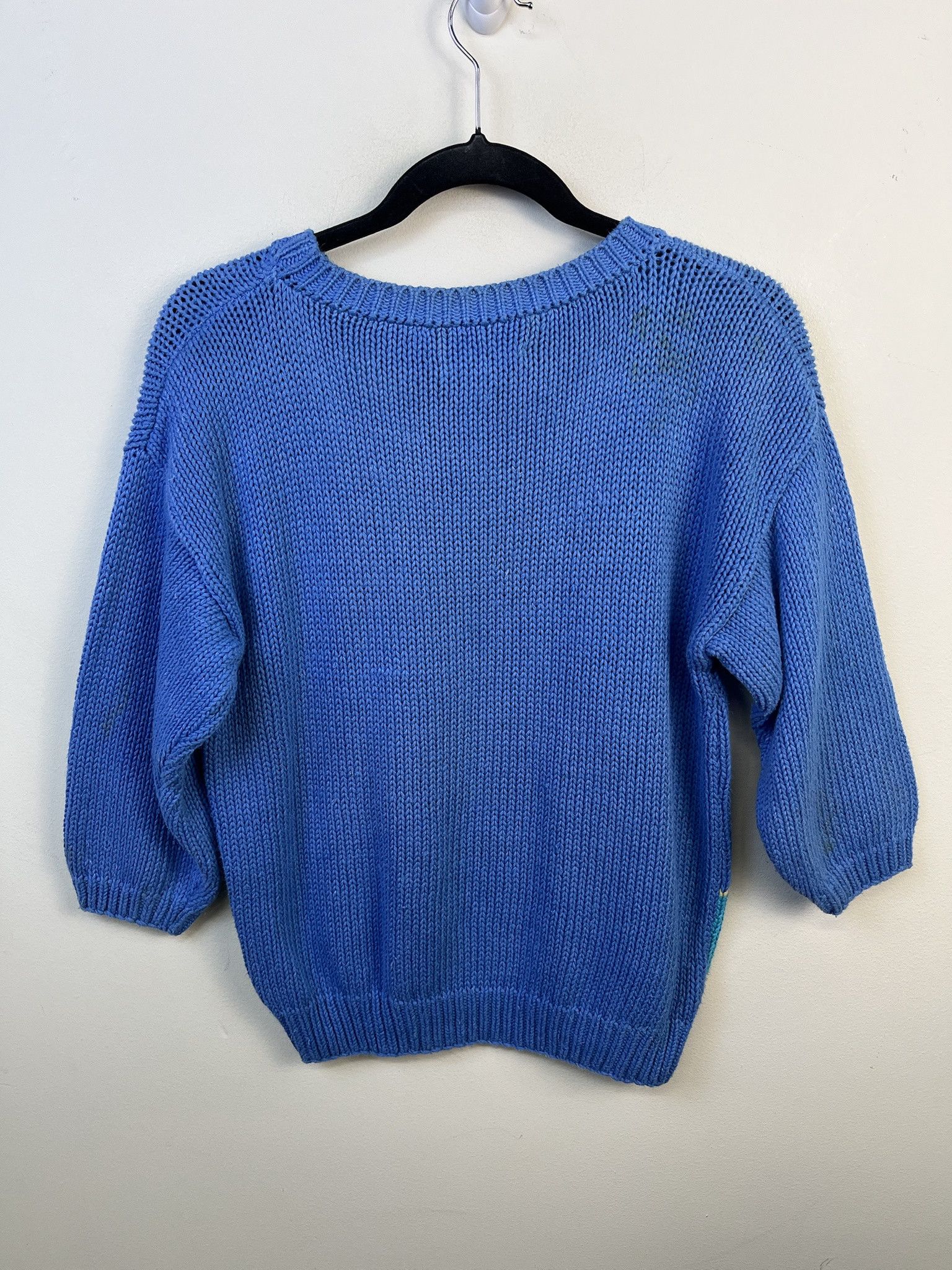 Vintage Vintage Knit Sweater 1990s Thick Knit Hand Knit Flamingo Island Knit Sweater Size S Size US S / EU 44-46 / 1 - 3 Thumbnail